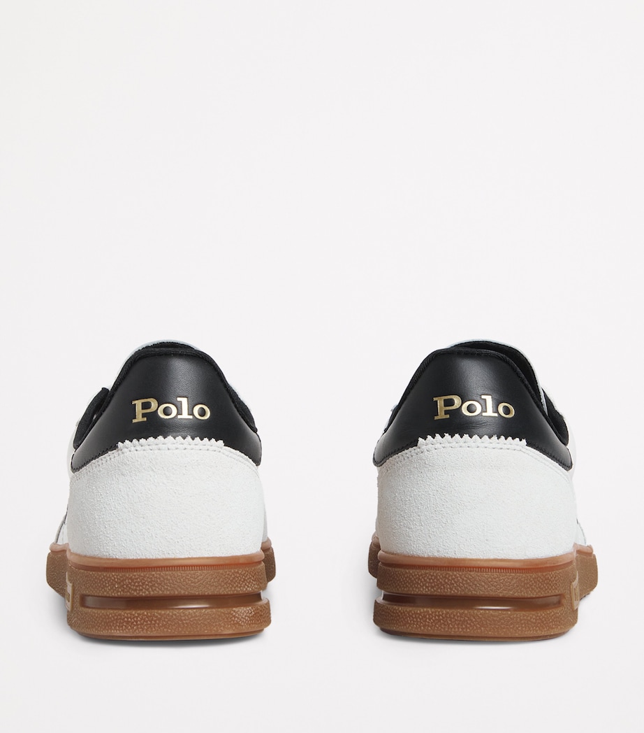Leather Bedford Sneakers WHITE/BLACK Image 4