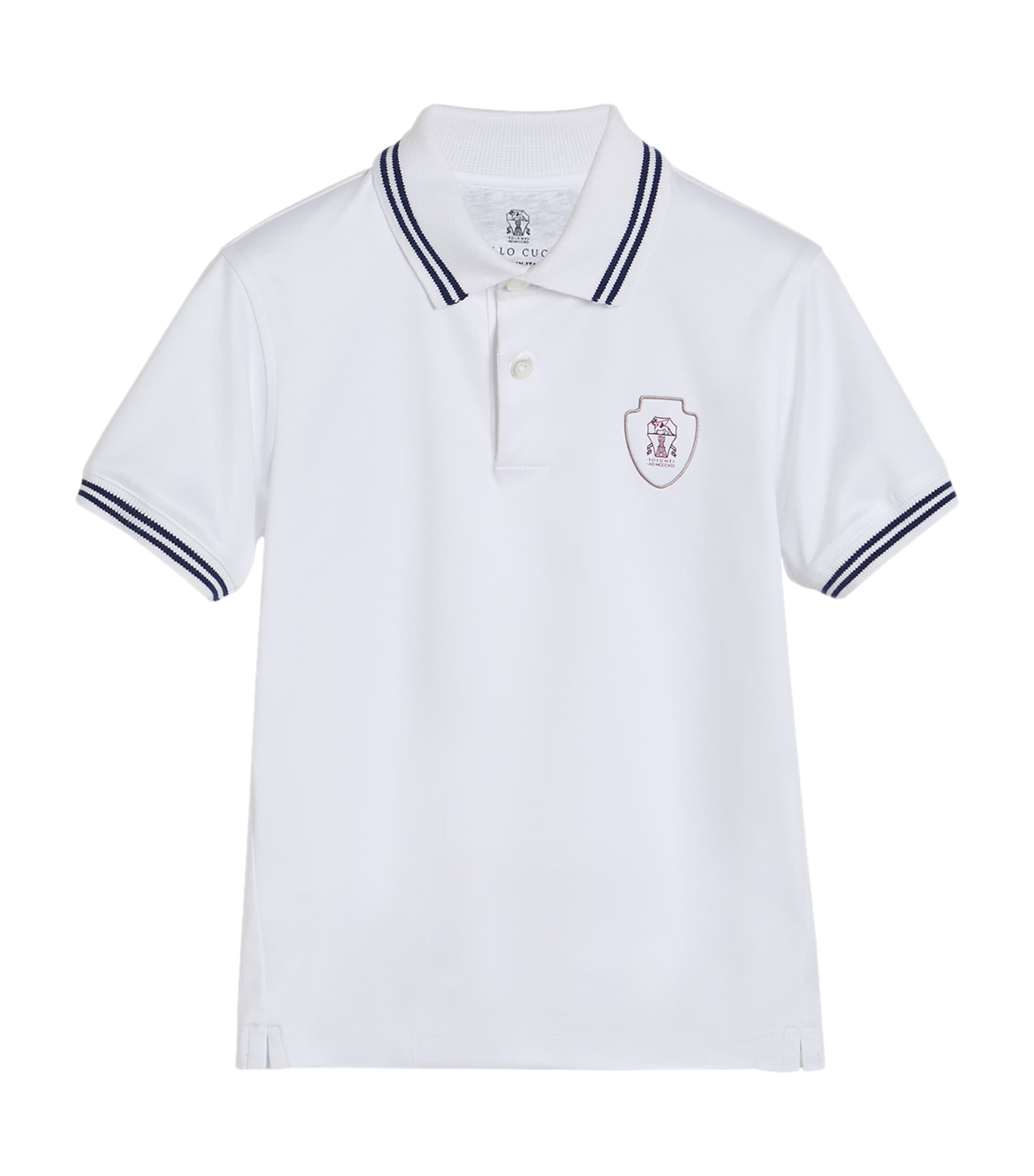 Brunello Cucinelli Kids Cotton Polo Shirt (4-6 Years) Image 1