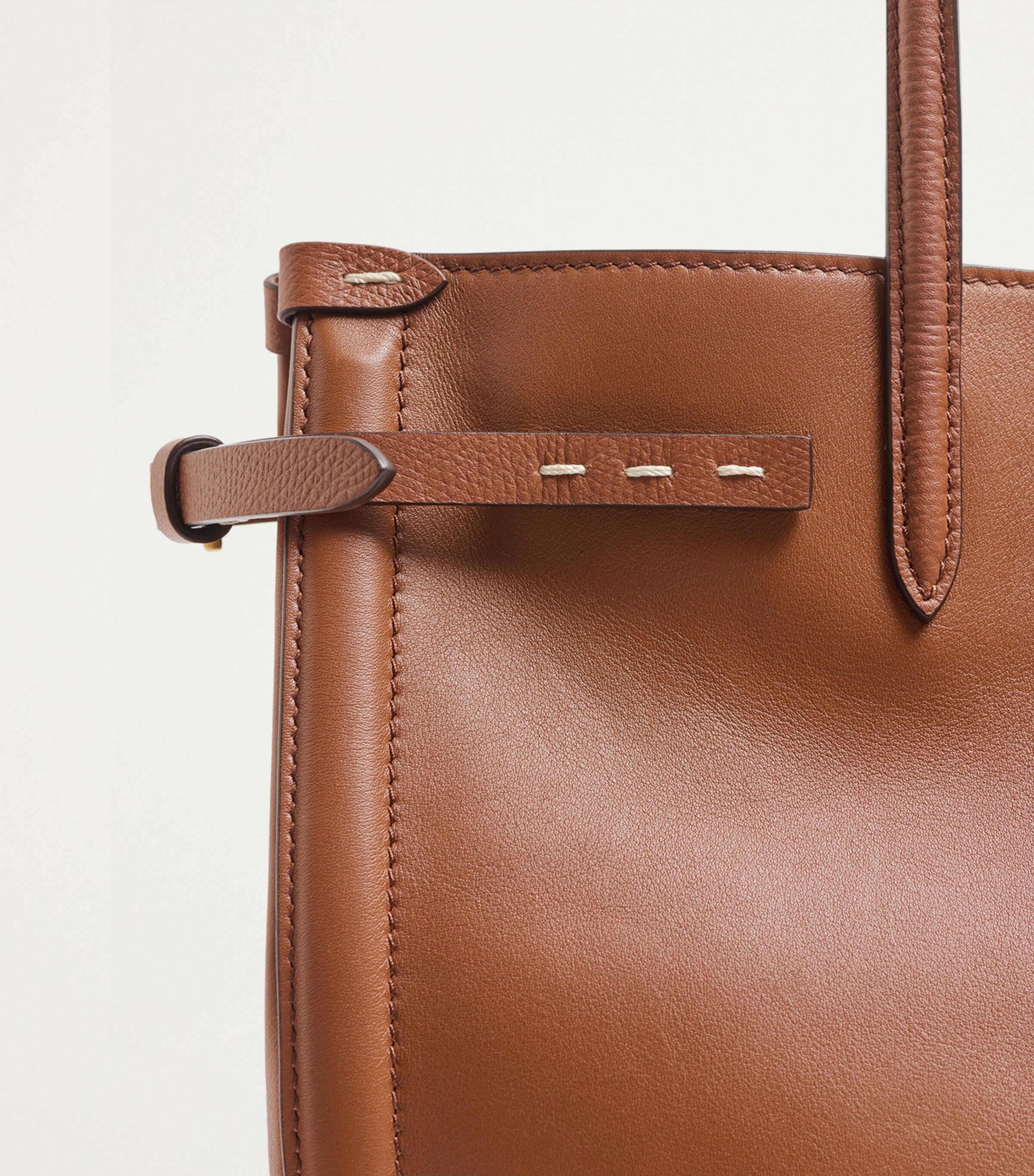 Medium Leather Antibes Top-Handle Bag N58 Image 6