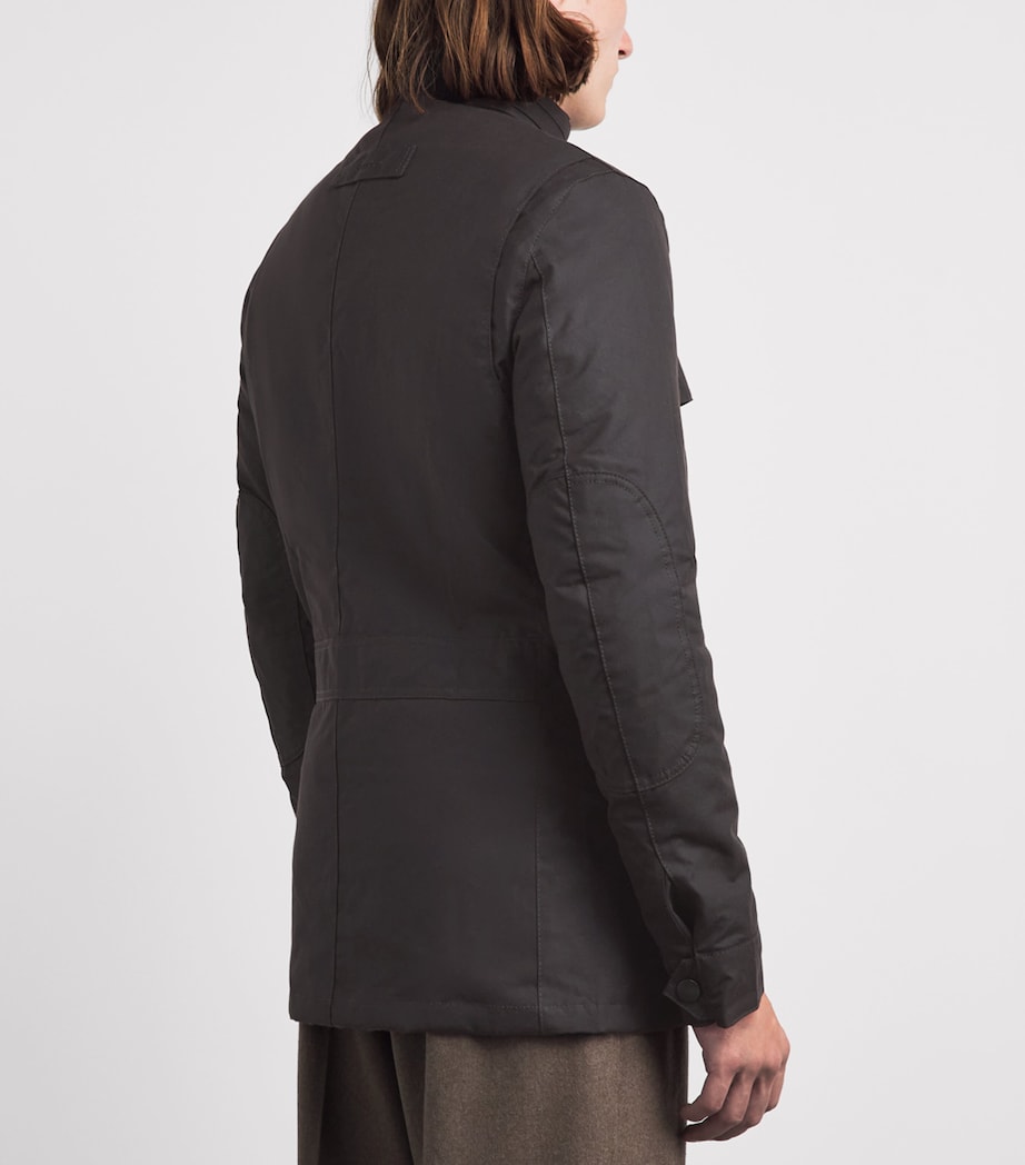 Barbour Mens Waxed Corbridge Jacket Rustic/classic Image 5