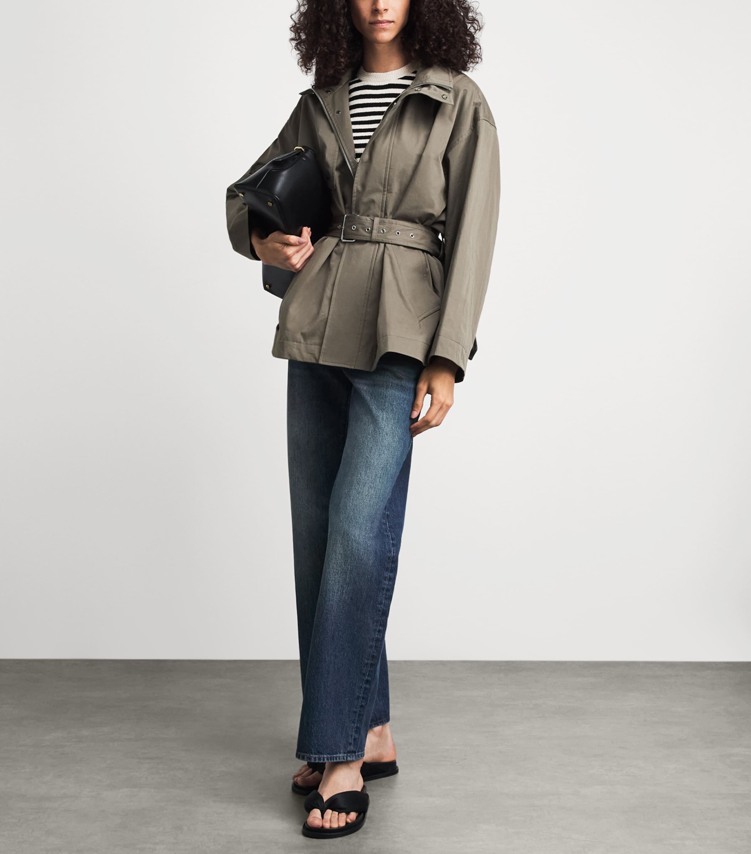 FRAME Womens The Saturday Straight Jeans Ember Image 2
