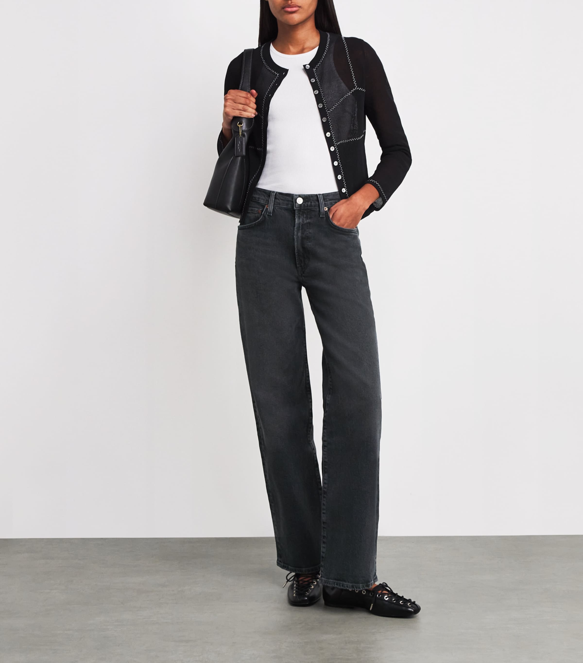Harper Mid-Rise Straight Jeans RADS Image 2