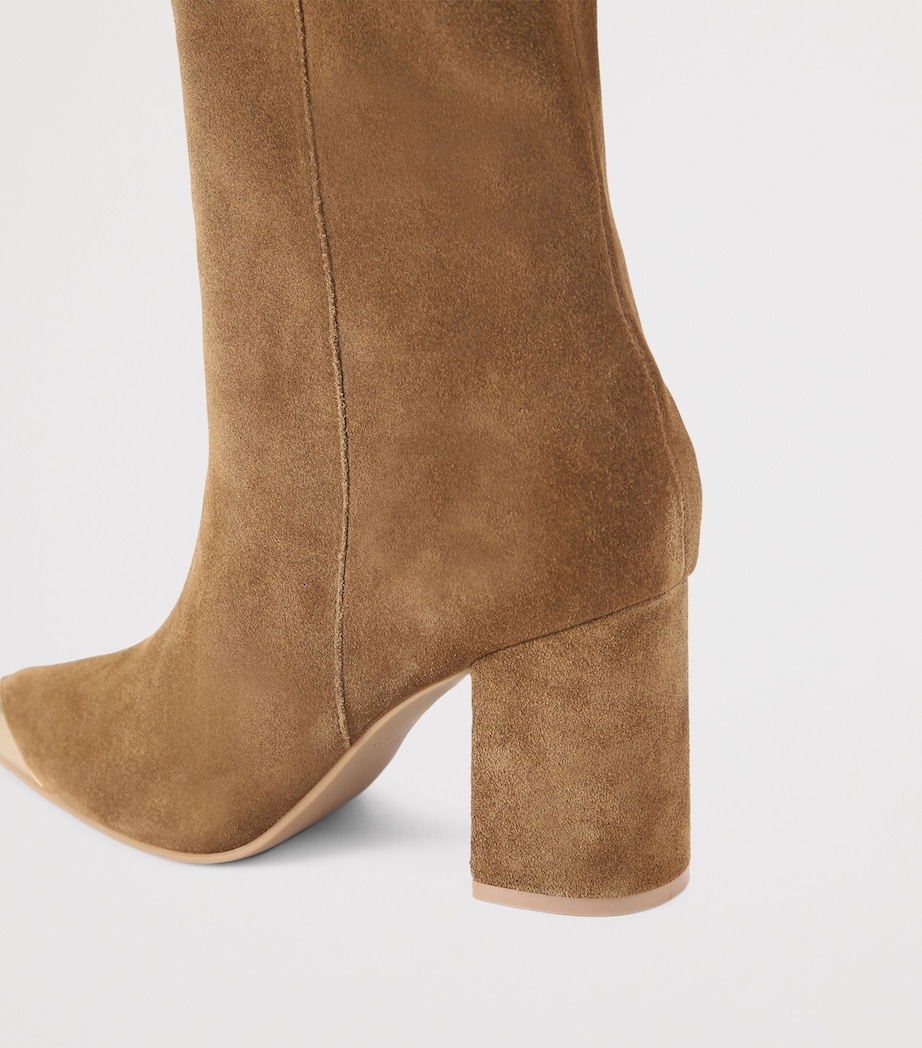 Suede Regent Knee-High Boots TAN COMB Image 3