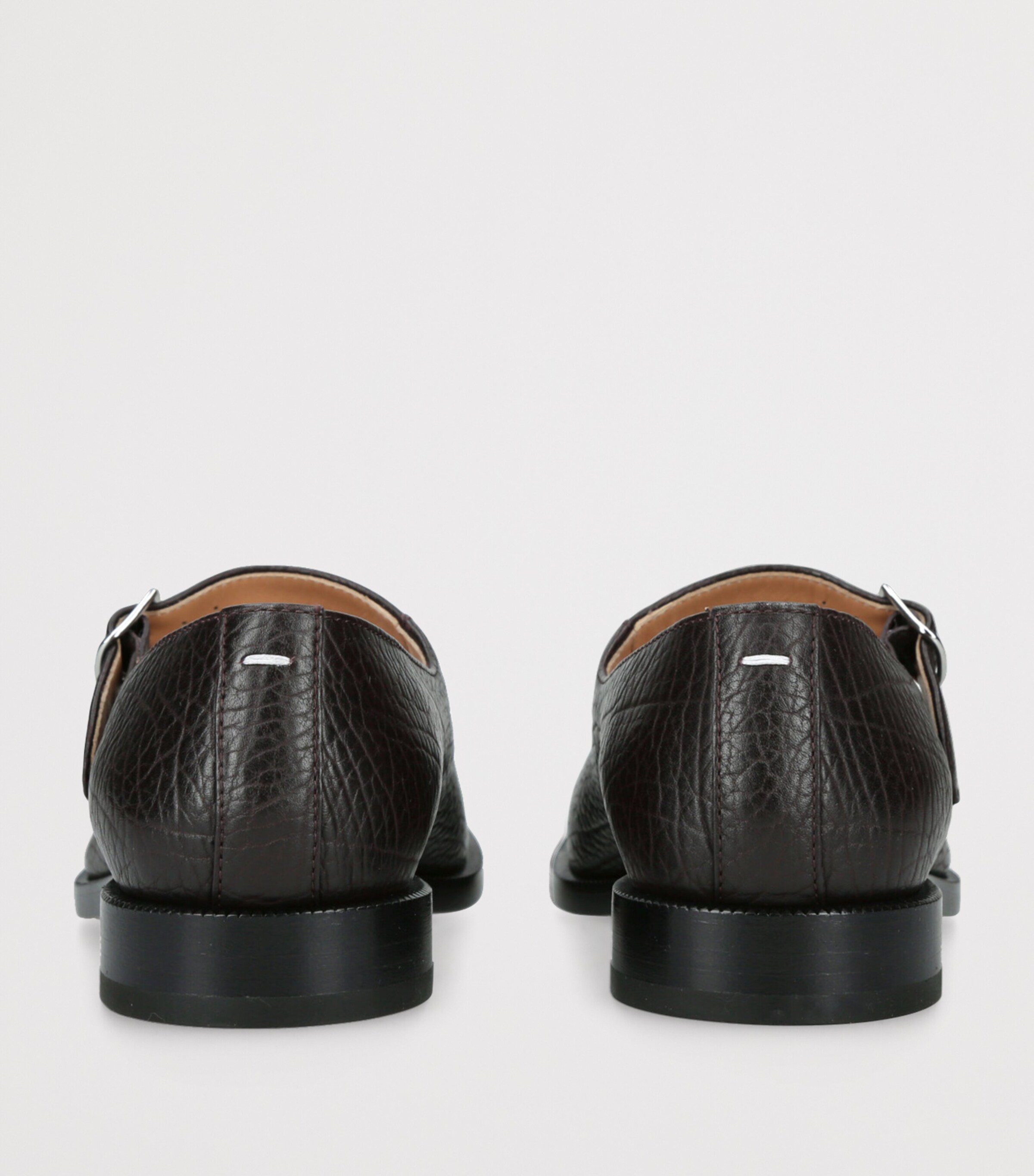 Leather Tabi Mary Jane Shoes BLACK/COMB Image 2
