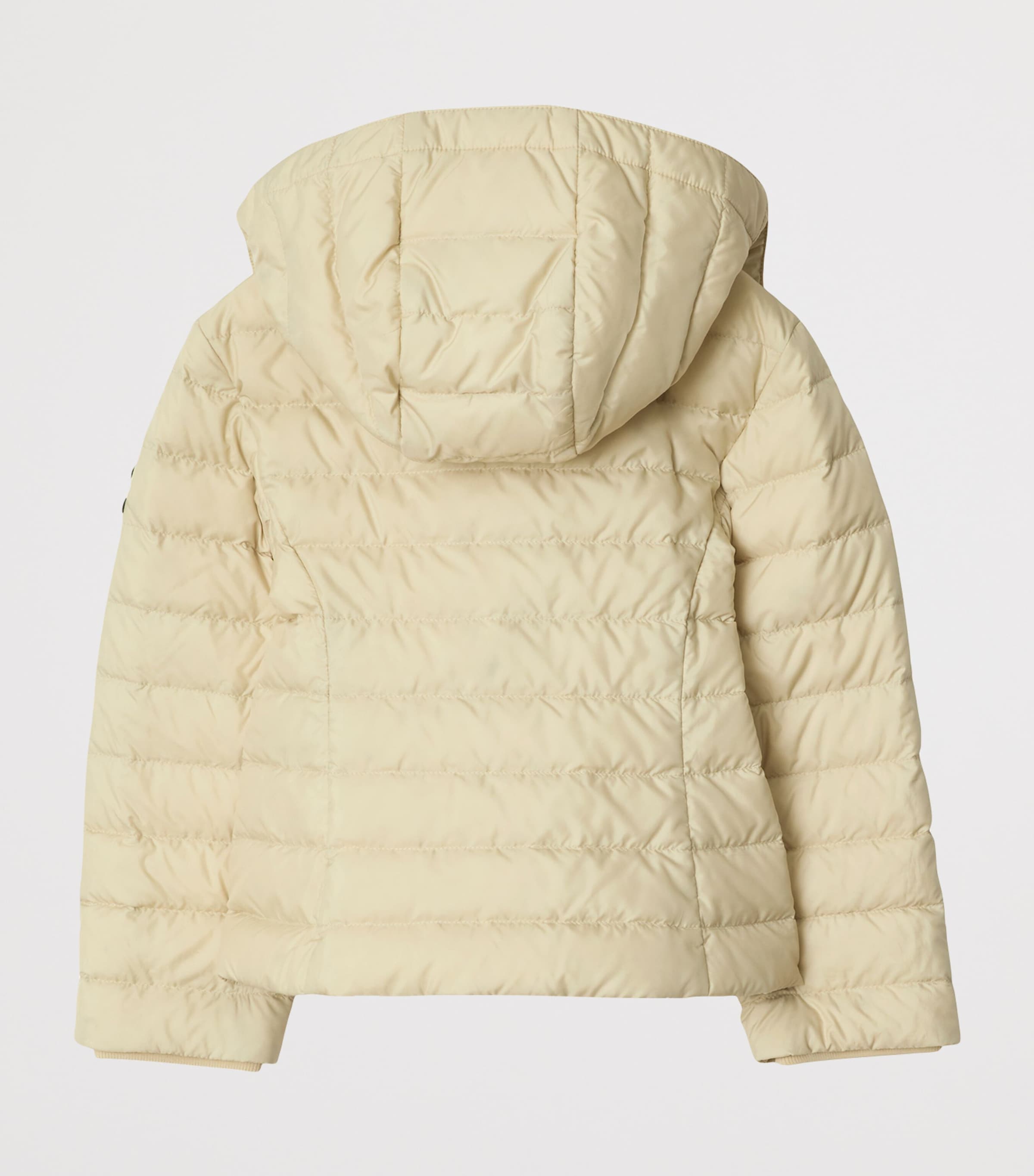 Down Hooded Puffer Jacket (3-12 Years) PALE STONE Image 2