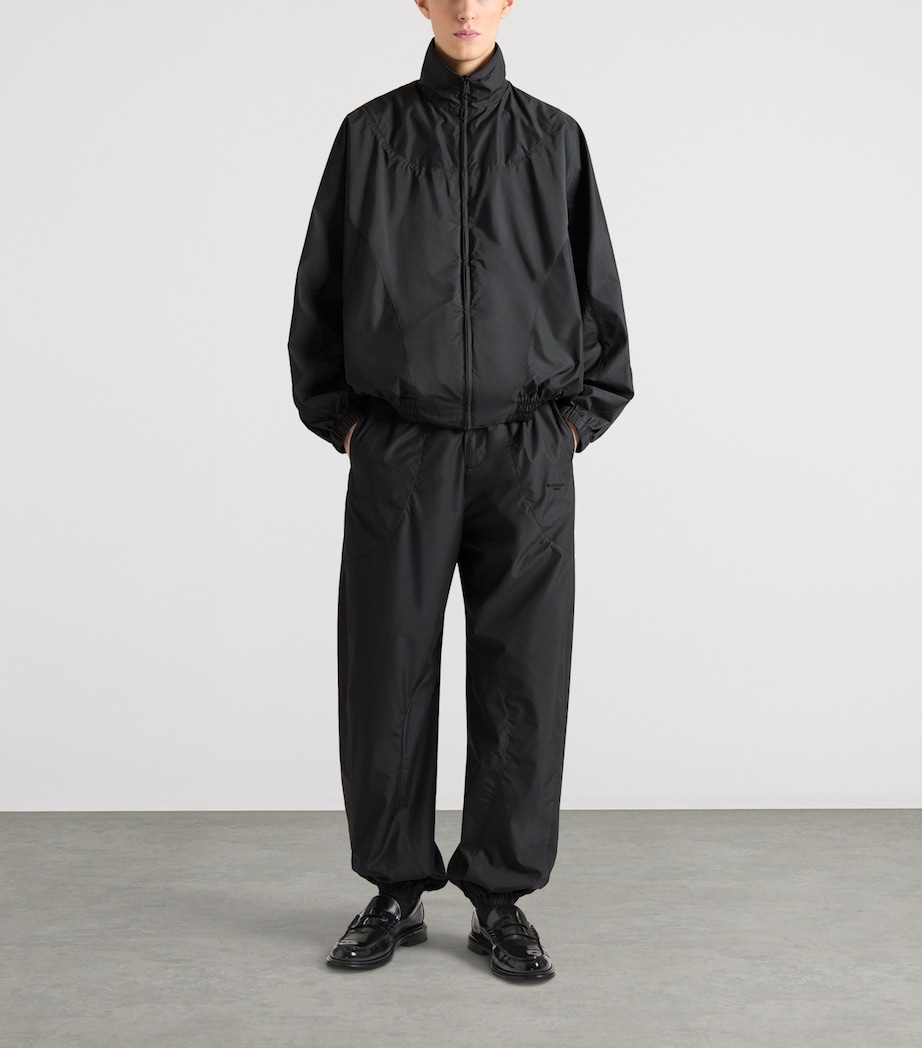 Givenchy Mens Technical Wide-Leg Trousers Image 2