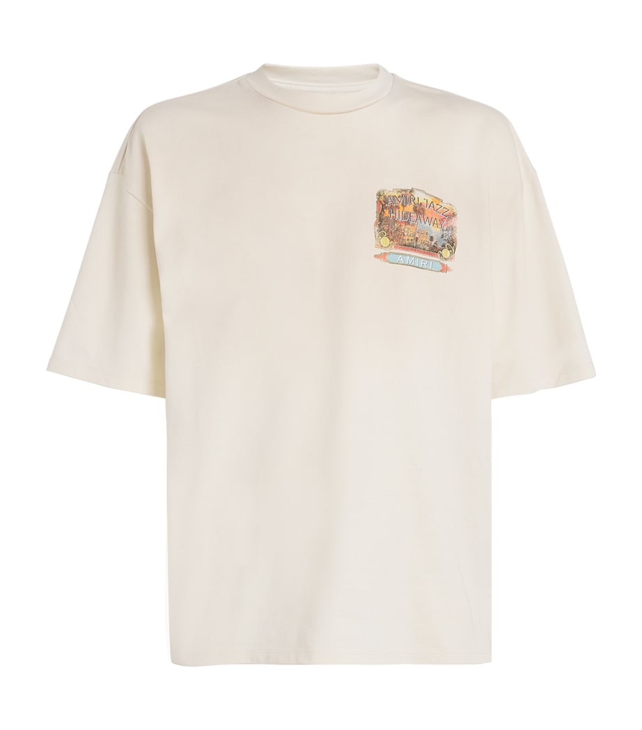 Cotton Jazz Hideaway Print T-Shirt IVORY Image 1