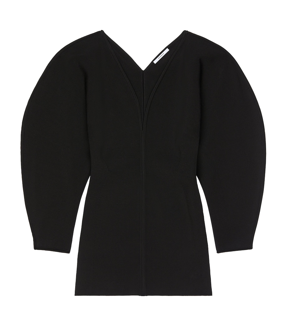 Givenchy Womens Cocoon Mini Dress Black Image 1
