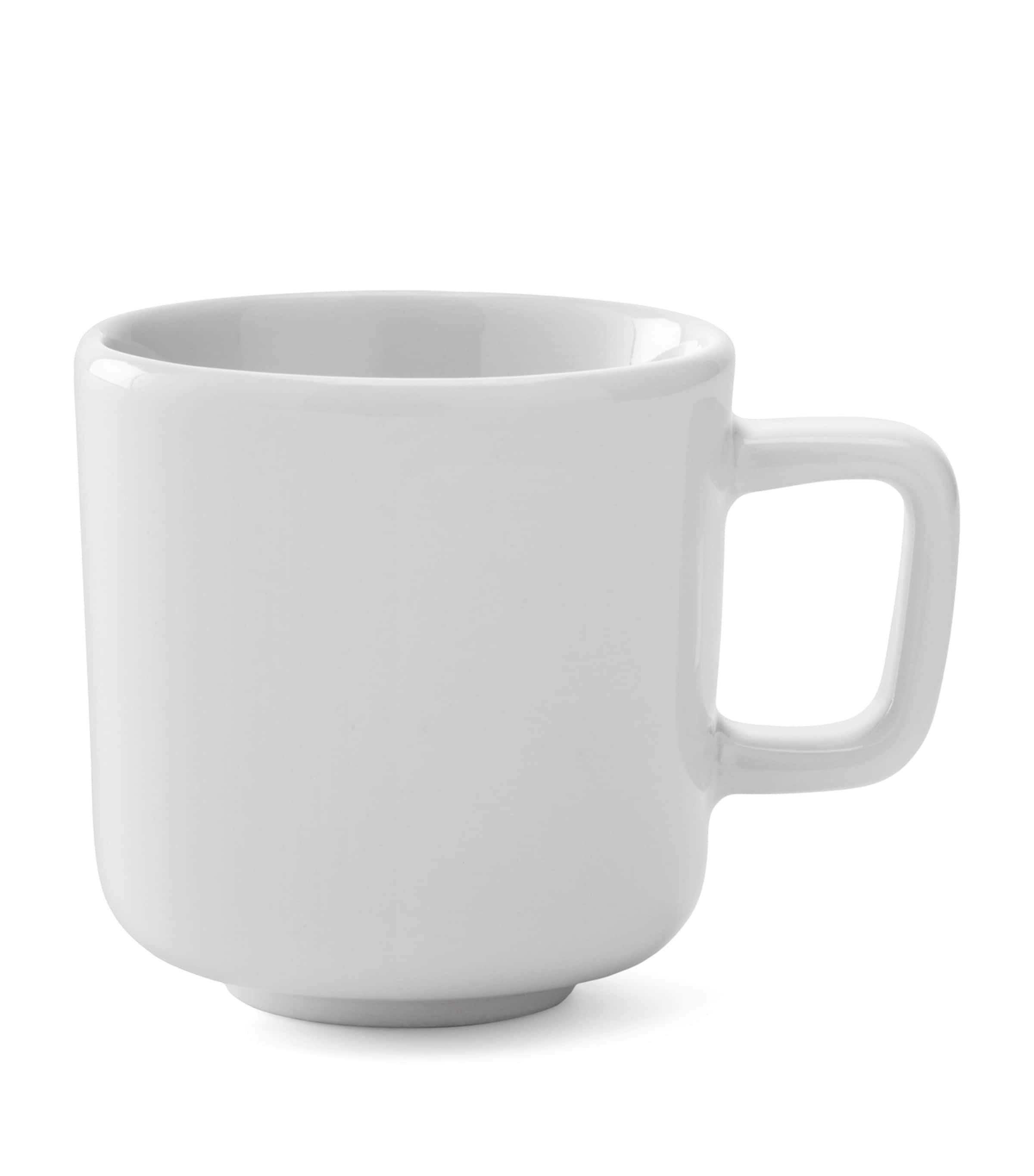 Set of 2 Porcelain Collective Espresso Cups (75ml) WHITE Image 2