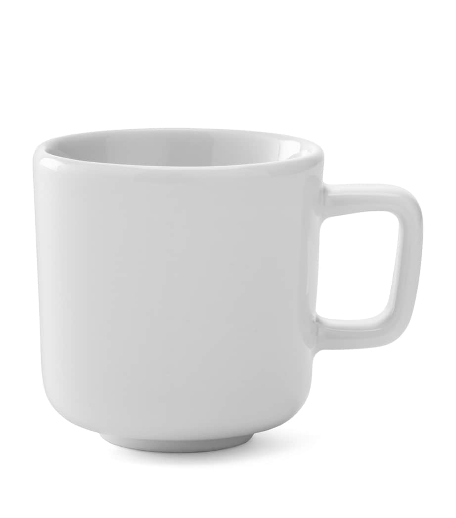 Set of 2 Porcelain Collective Espresso Cups (75ml) WHITE Image 2