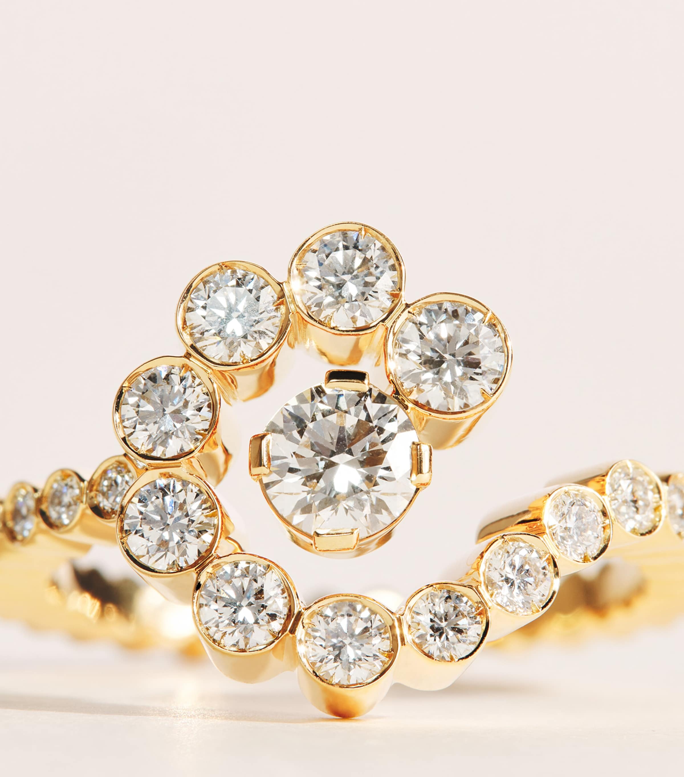 Sophie Bille Brahe Yellow Gold and Diamond Classic Ring Yellow Gold Image 5