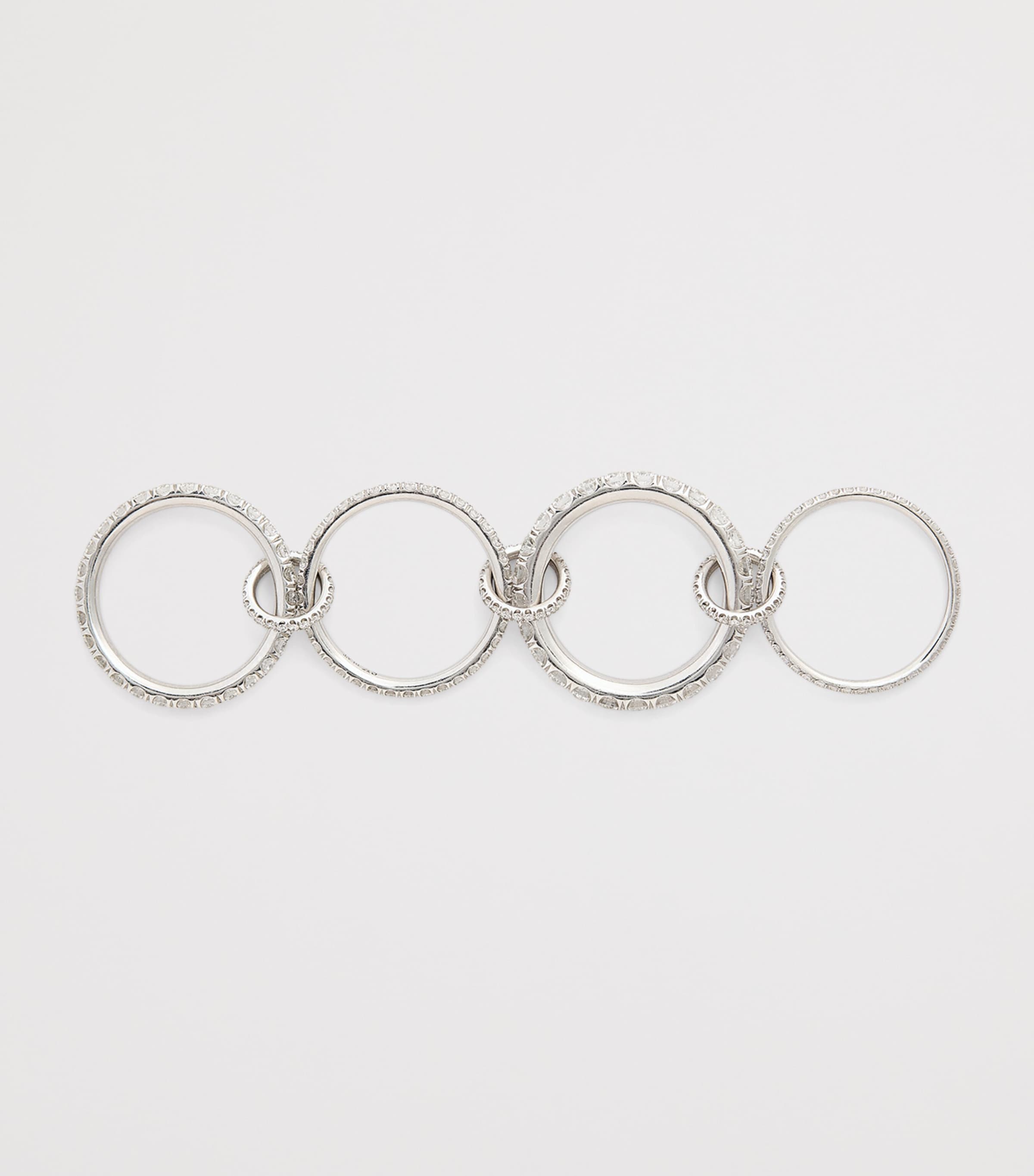 Platinum and Diamond Alix Ring PLATINUM Image 3