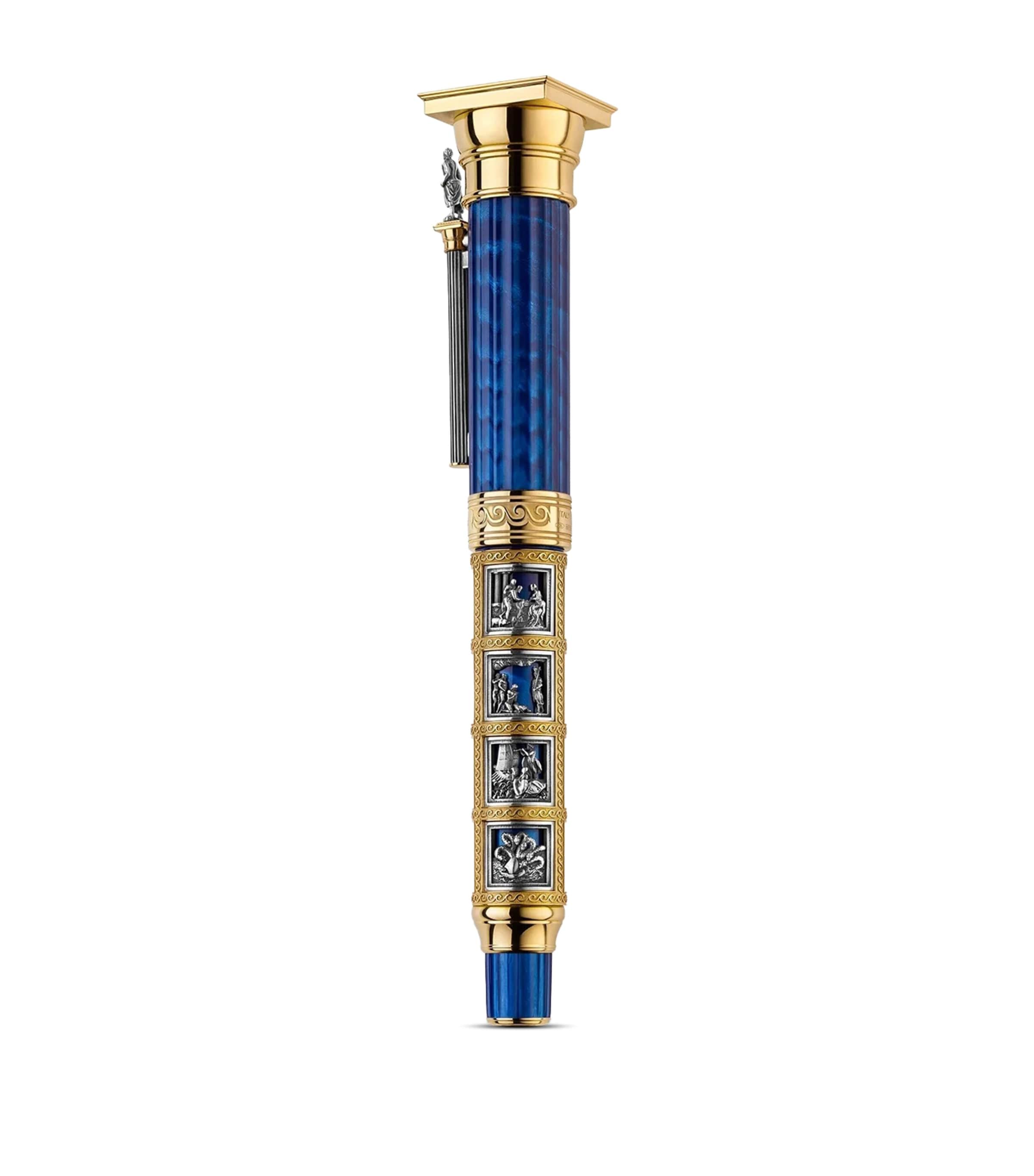 Montegrappa Odyssey Chapter II Rollerball Pen Blue/gold Image 5