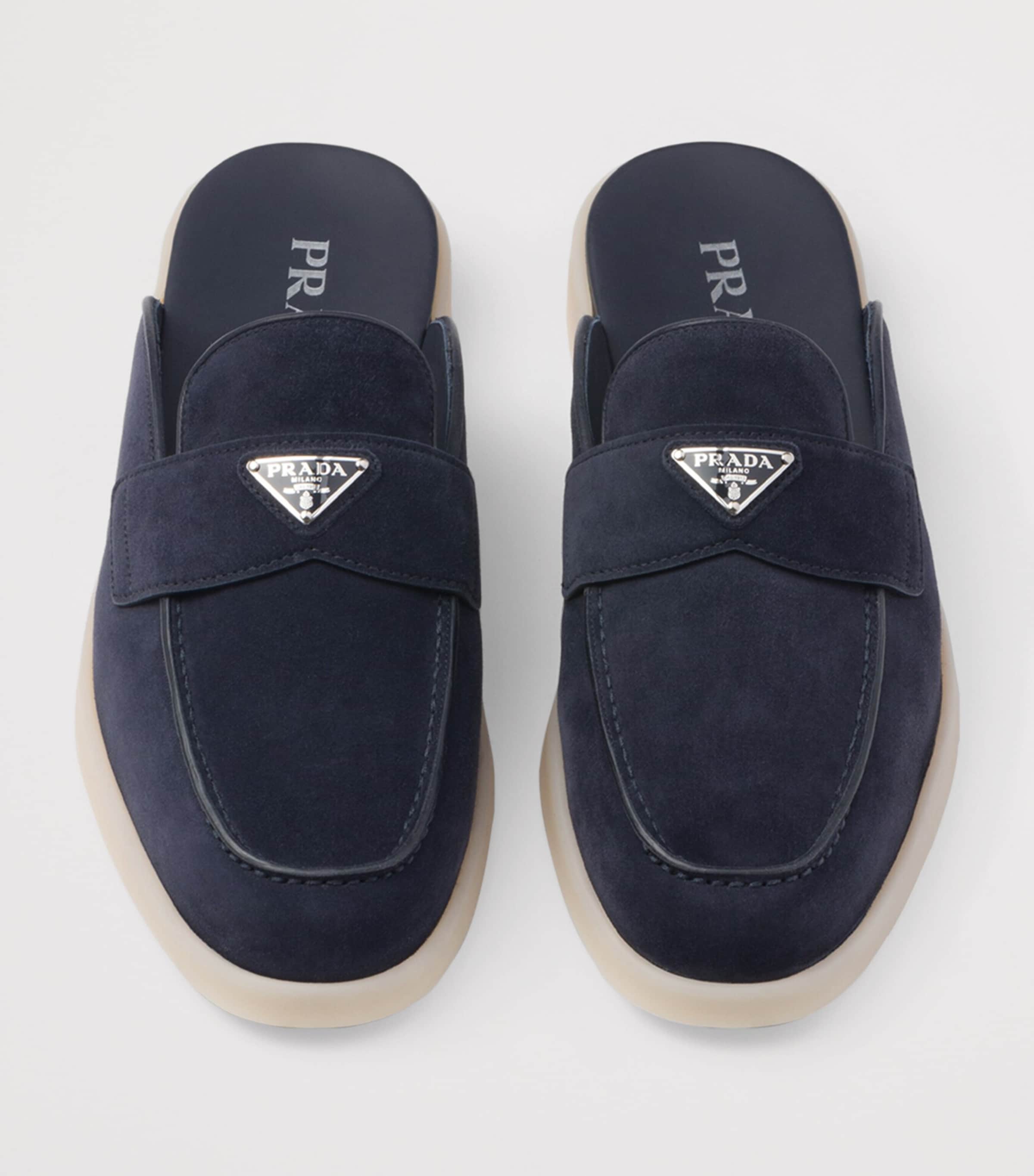 Suede Triangle Mules F0008 Image 4