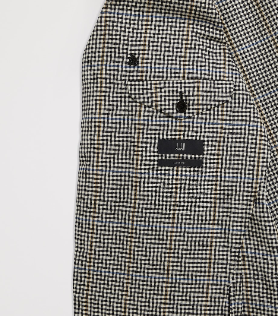 Merino Wool Gingham Cavendish Blazer 101IVORY Image 5