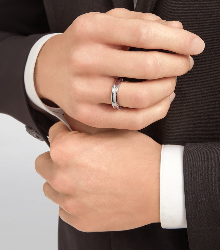 White Gold B.zero1 One-Band Ring WHITE GOLD Image 5