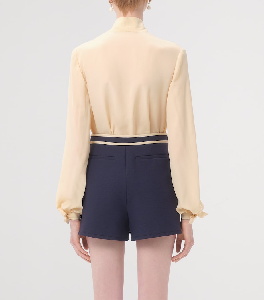 Silk Fringed Blouse ET5 Image 4