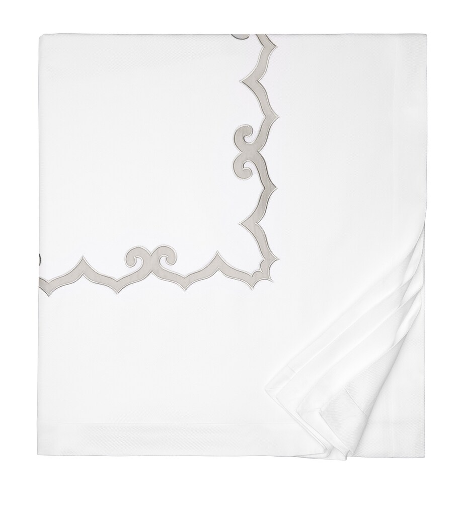 Pratesi Marrakesh King Blanket (290cm x 254cm) White/sterling Image 1