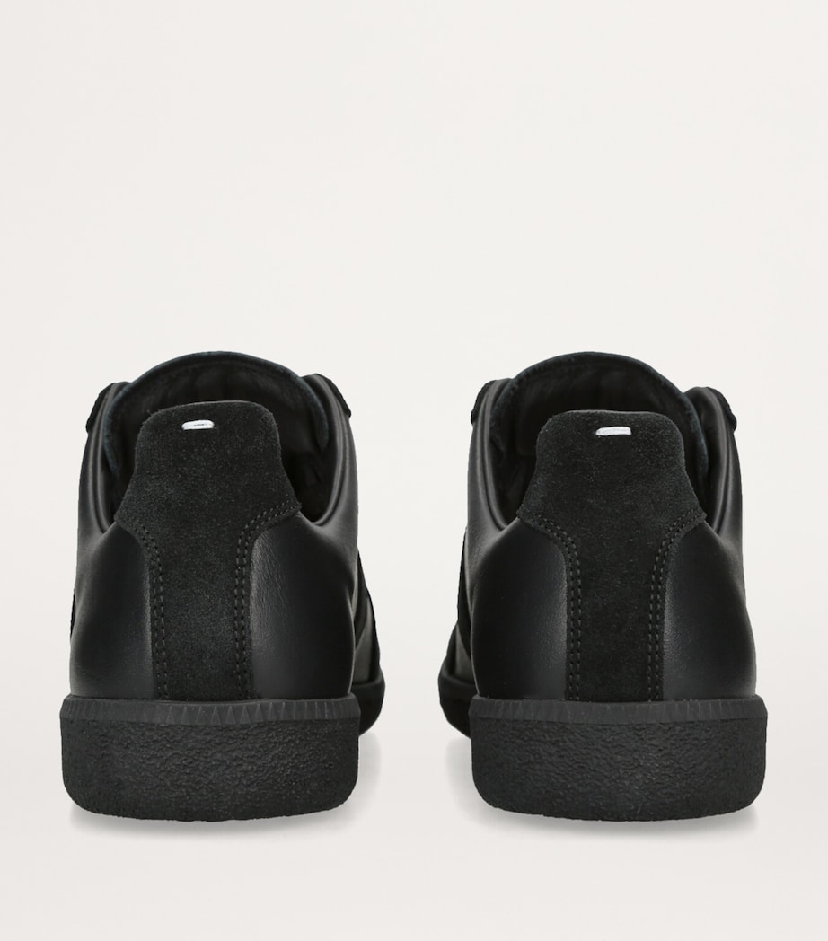 Leather Replica Sneakers BLACK Image 3