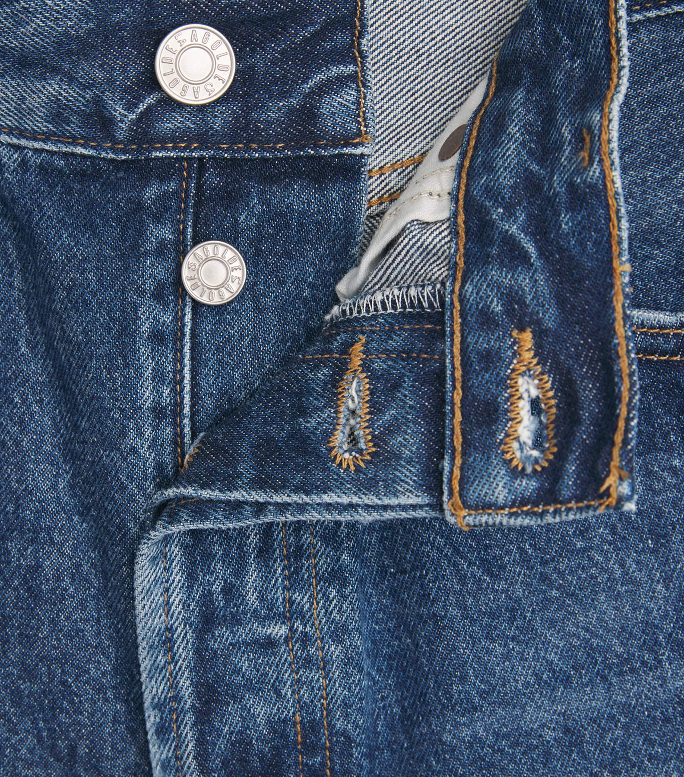 90's Straight Jeans FNTIN MRBLD MD IND Image 5