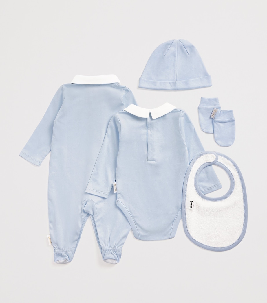 Pima Cotton Jersey Baby Gift Set (0-18 Months) BLUE Image 2