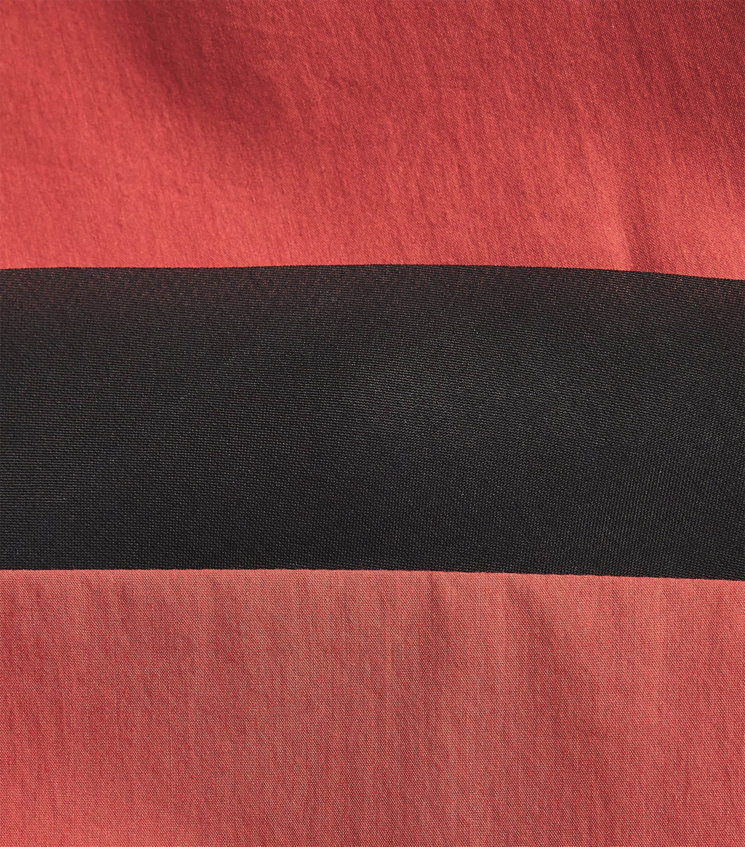 Cotton Strapless Midi Dress LACQUER RED Image 5