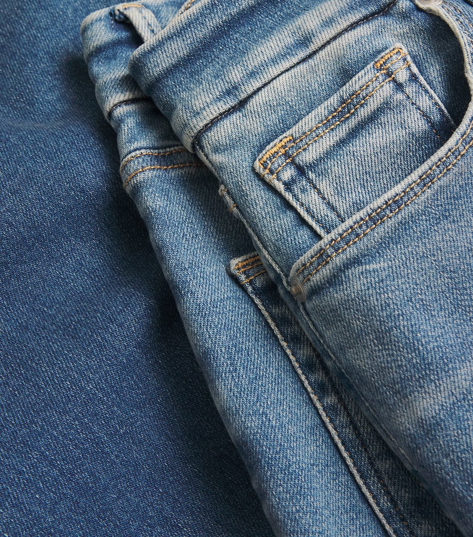 Soft Tech Palazzo Wide-Leg Jeans 986 INDIGO Image 5