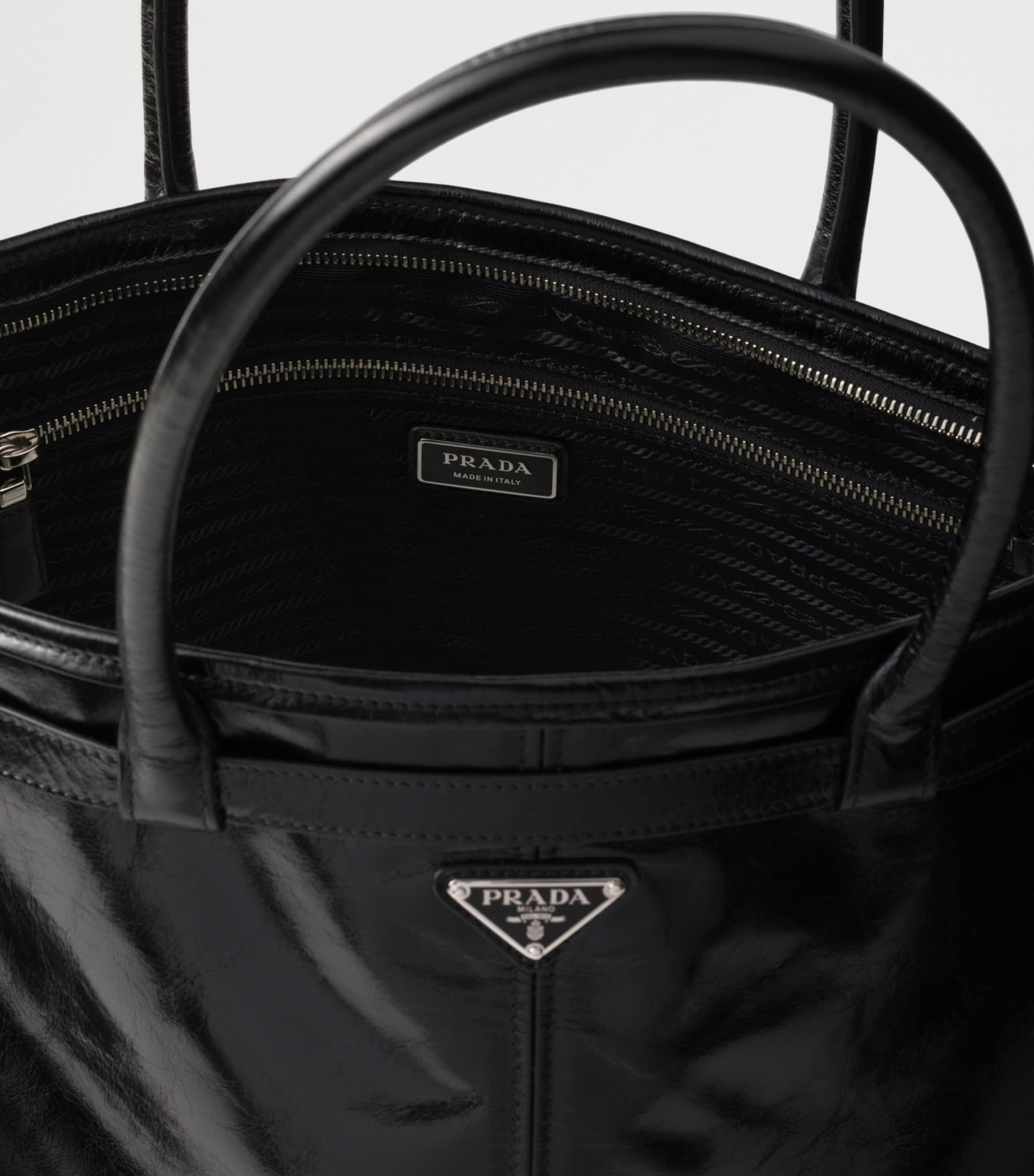 Prada Calfskin Bonnie Tote Bag Image 4