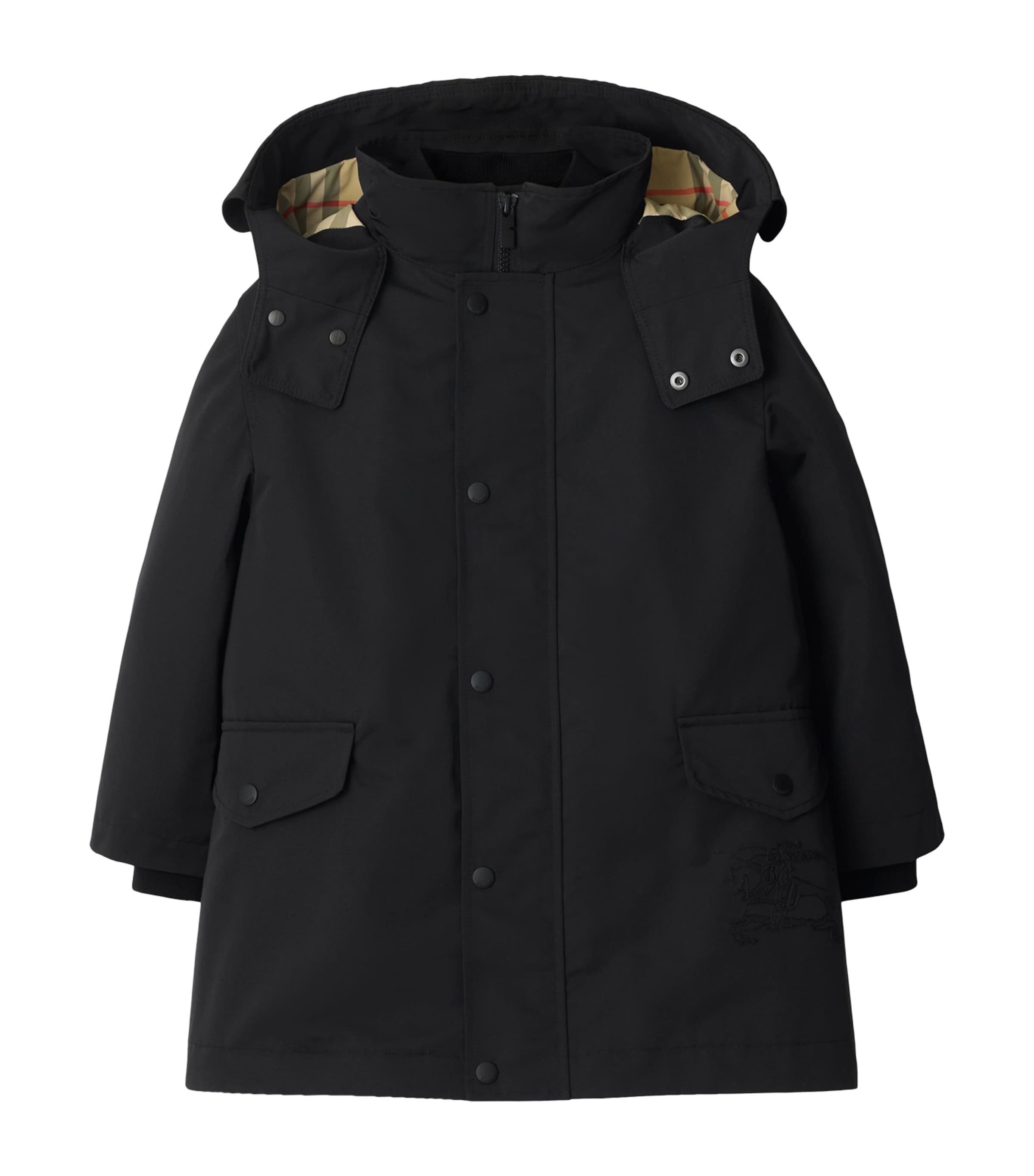 Parka and Bomber Jacket (3-12 Years) BLACK Image 1