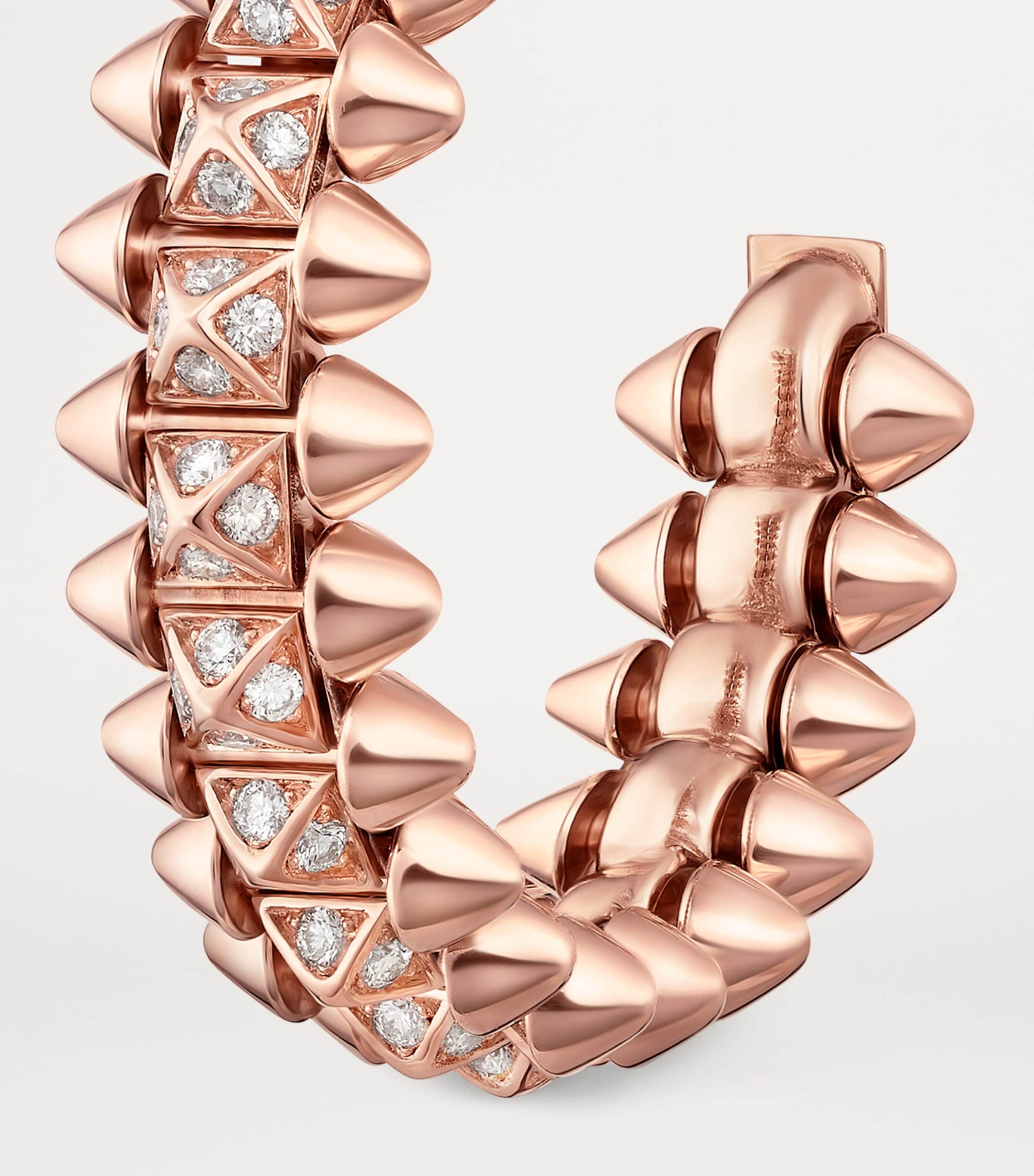 Cartier Rose Gold and Diamond Clash de Cartier Earrings Rose Gold Image 6