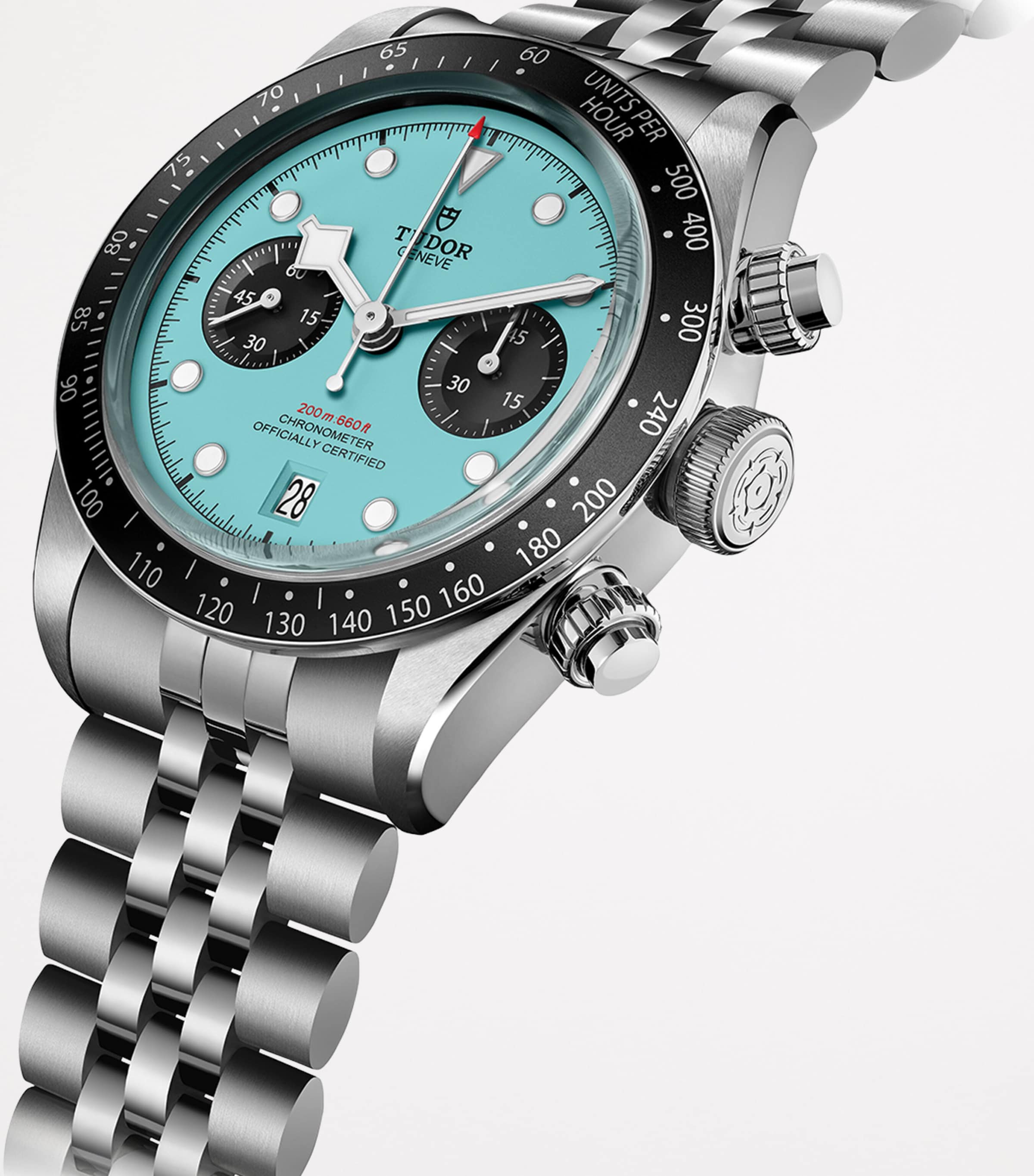 Black Bay Chrono Stainless Steel Watch 41mm BLUE Image 2