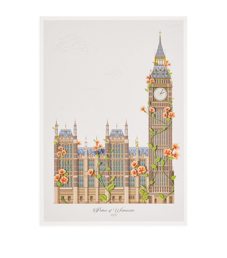 Big Ben Print (42cm x 30cm) MULTI Image 1