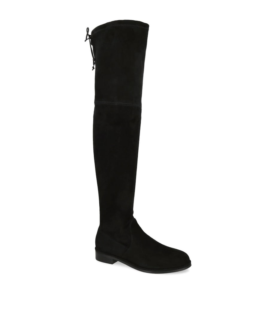 Suede Lowland Bold Boots 40 BLACK Image 1