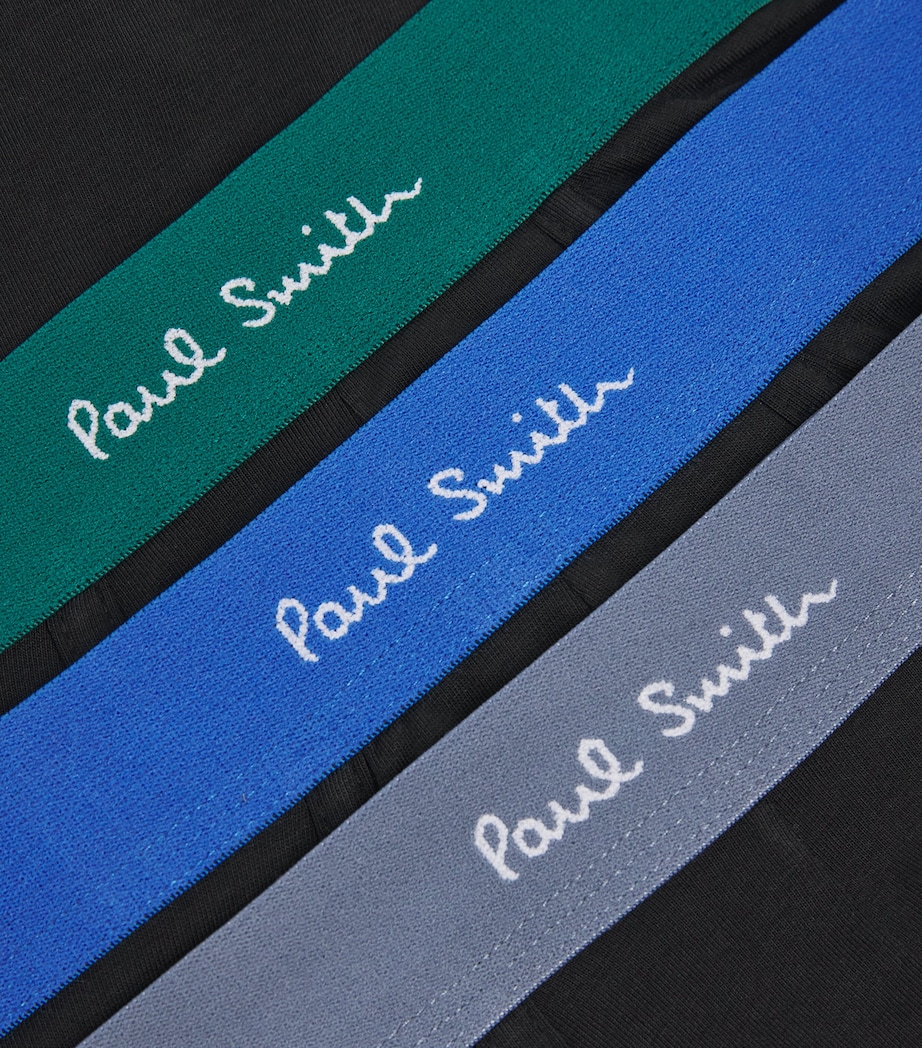 Organic Cotton Boxer Briefs (Pack of 3) BLACK Image 4