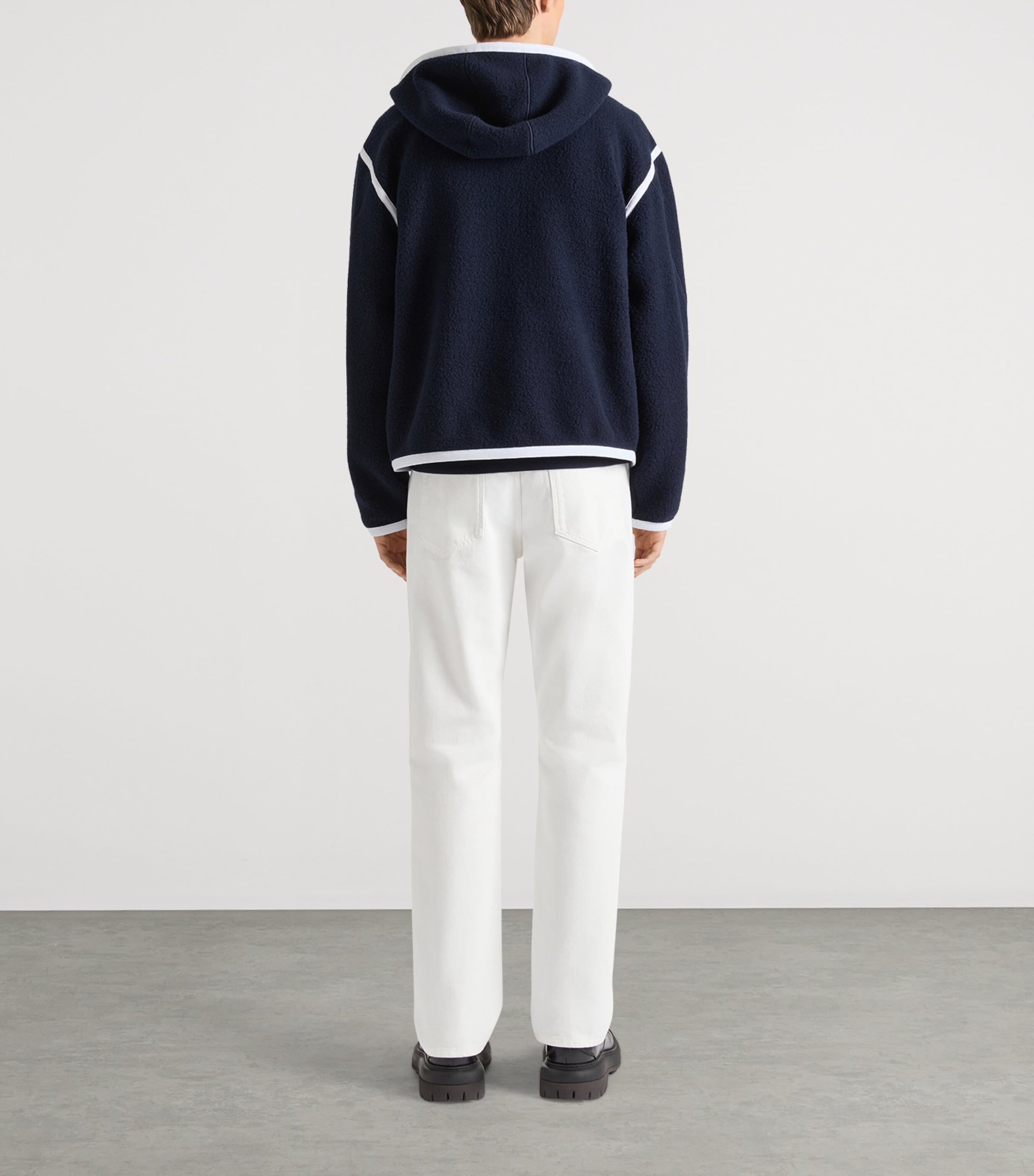 Givenchy Mens Wool Zip-Up Hoodie Image 3