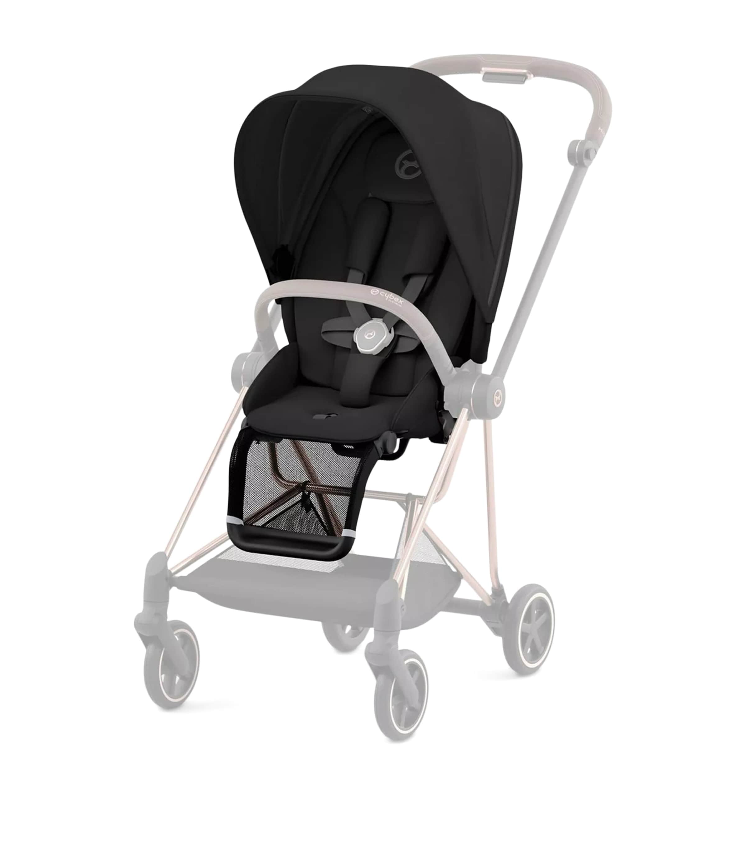 Cybex MIOS Pushchair Seat Pack - Platinum Style Collection Sepia Black Image 1