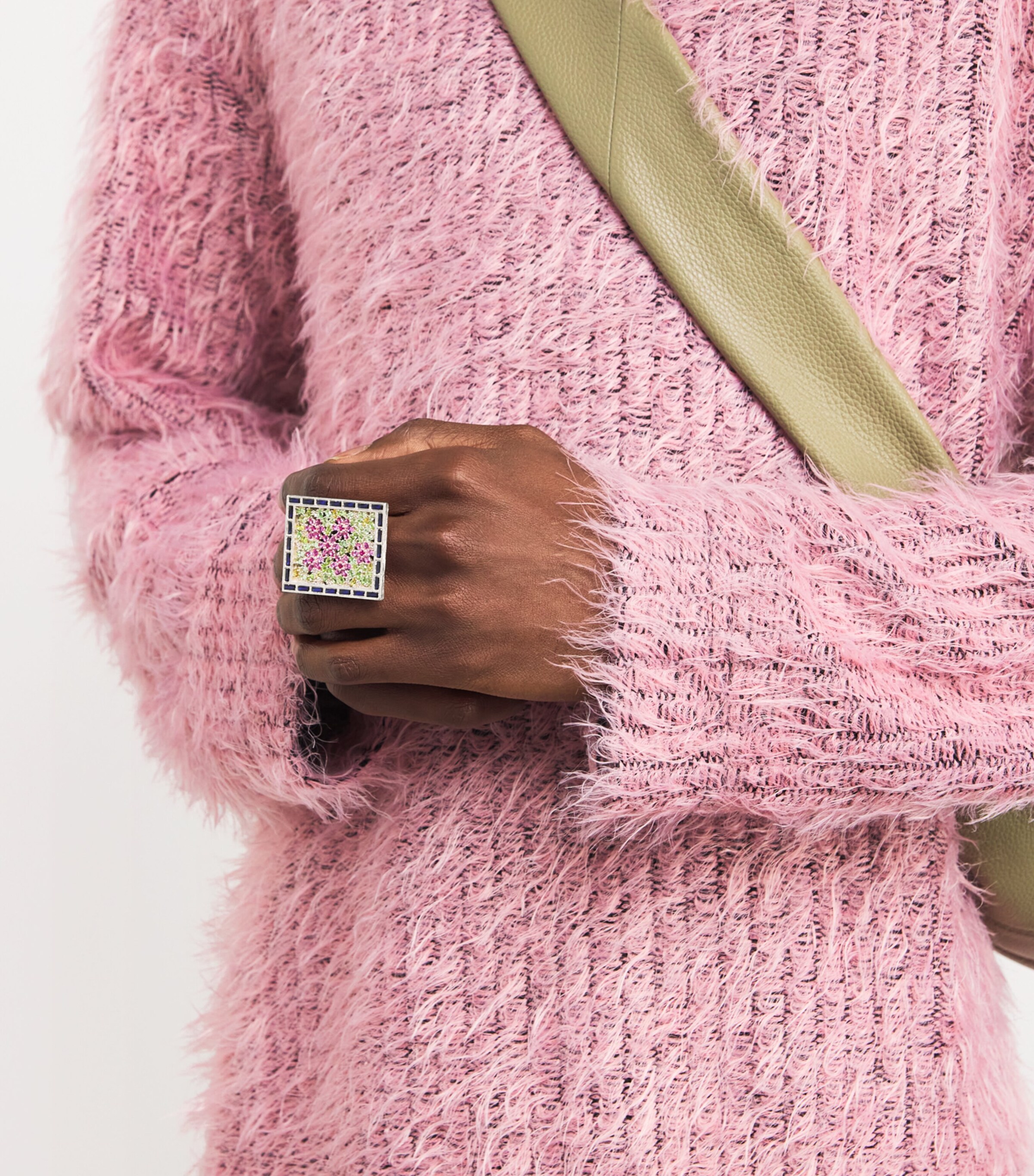 Sterling Silver and Sapphire Spring Blossom Ring SILVER (925) Image 5