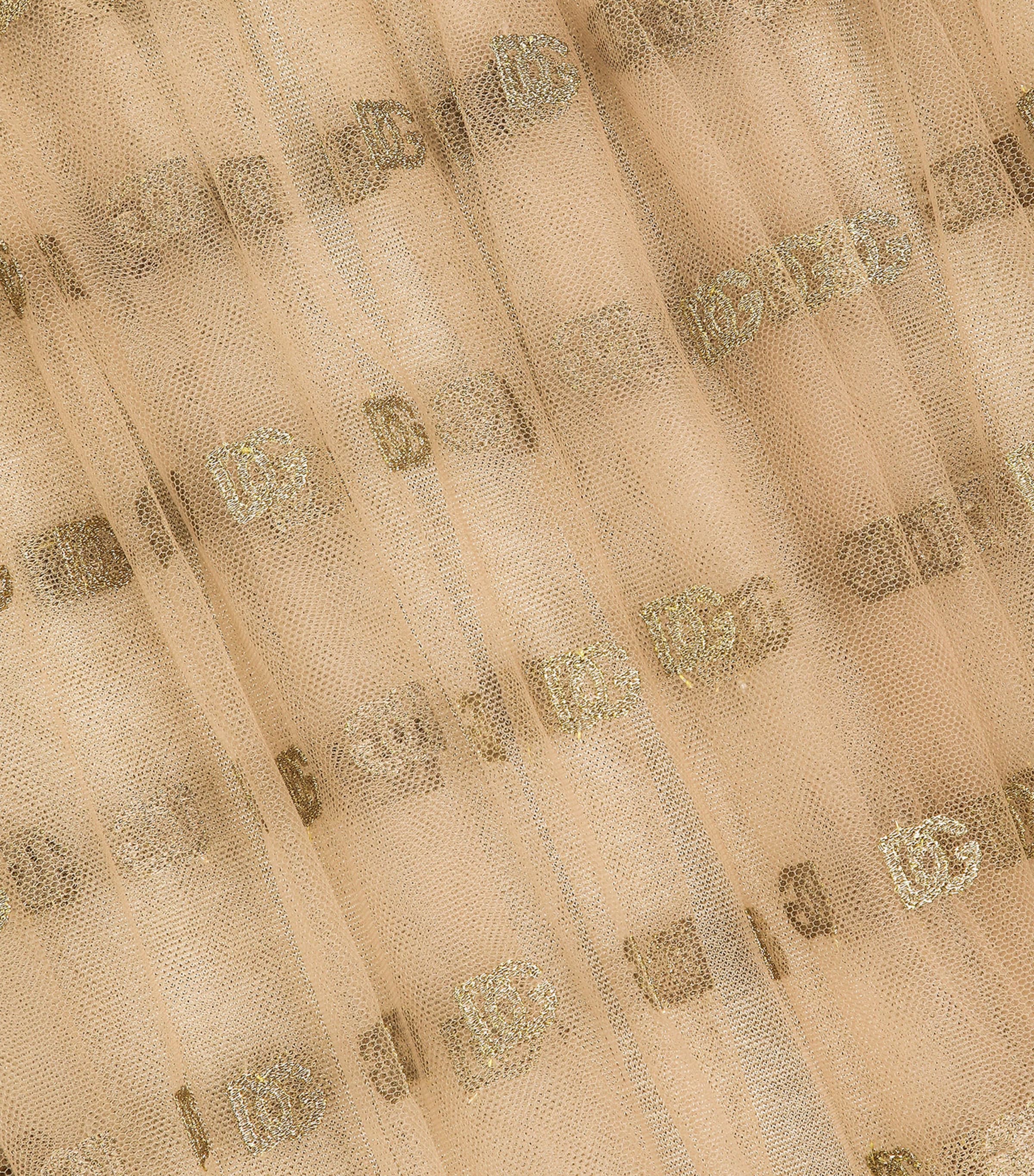 Tulle DG Logo Skirt (8-12+ Years) S0997-GOLD Image 3