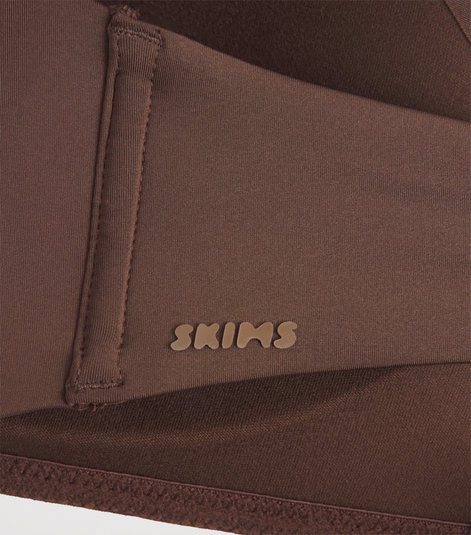 Skims Womens Wireless Form T-Shirt Bra Cocoa Image 4