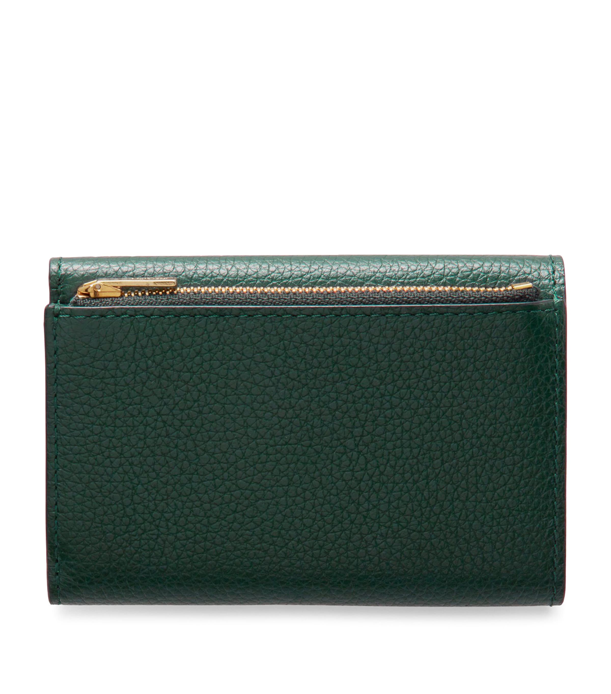 Leather Folded Multi-Card Wallet MULBERRY GREEN Image 2