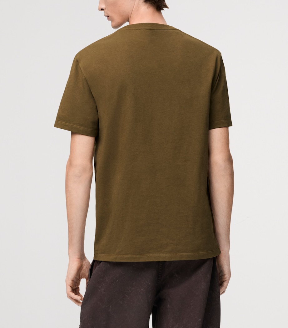 Relaxed Embroidered T-Shirt KHAKI GREEN Image 4