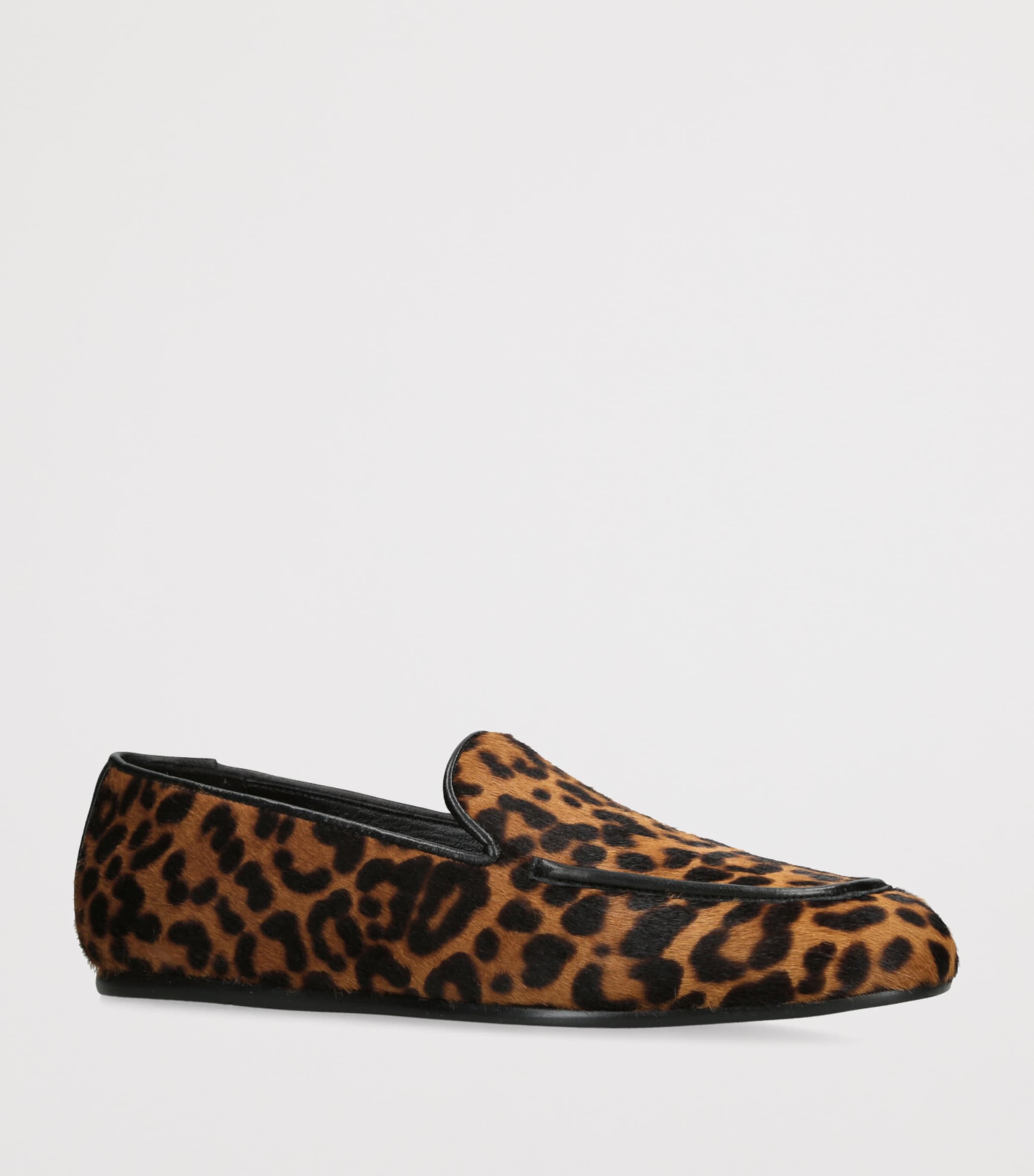 Suede Leopard Brooks Loafers BROWN/OTH Image 3