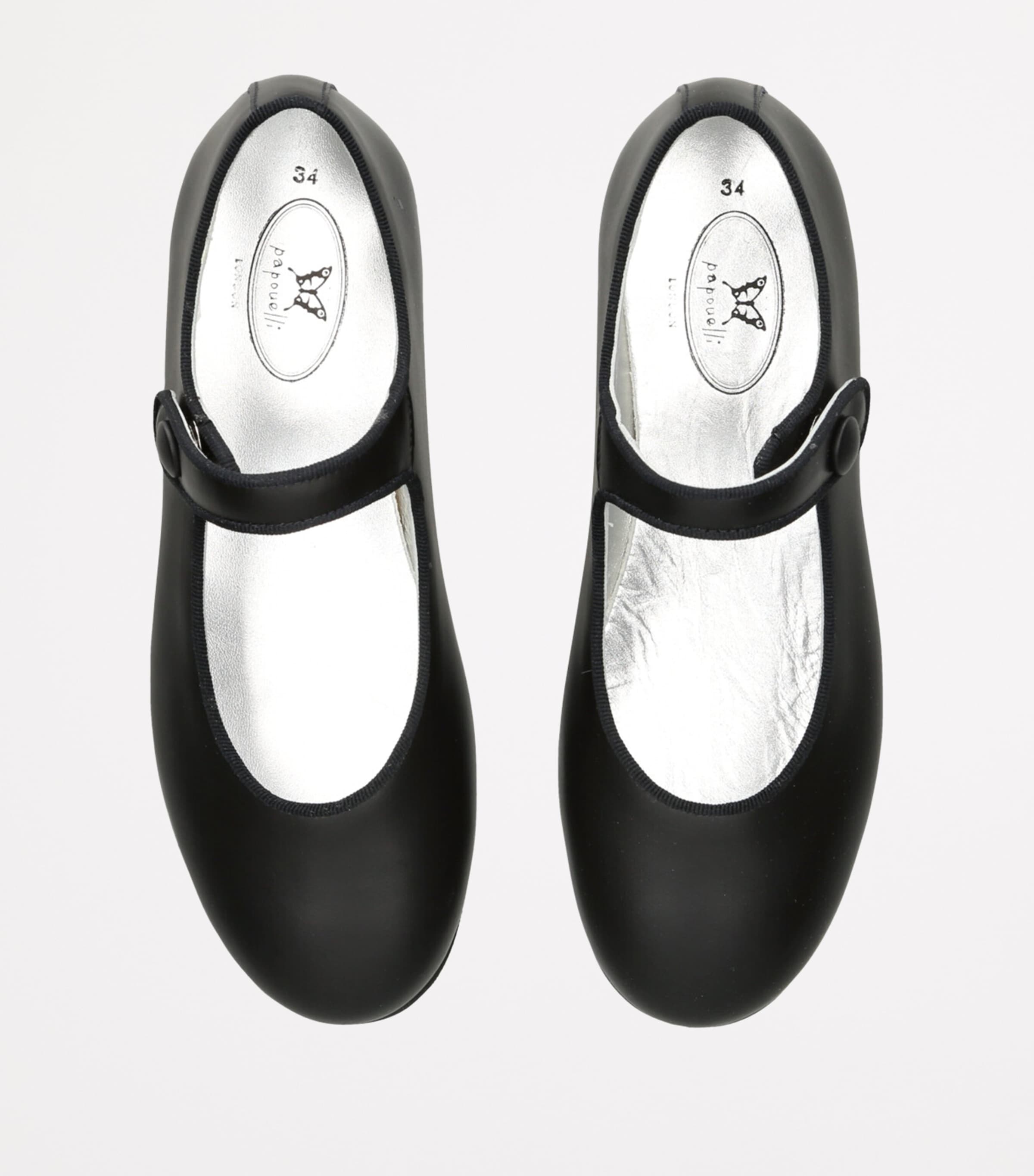 Leather Angelica Mary Jane NAVY Image 4