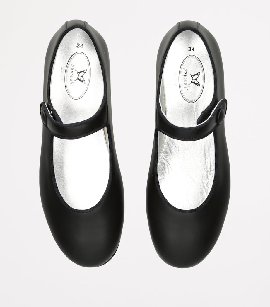 Leather Angelica Mary Jane NAVY Image 4