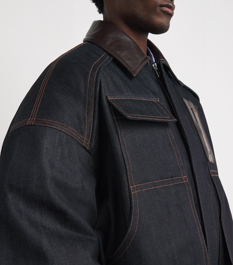 Denim MA-1 Jacket BLUE P Image 6