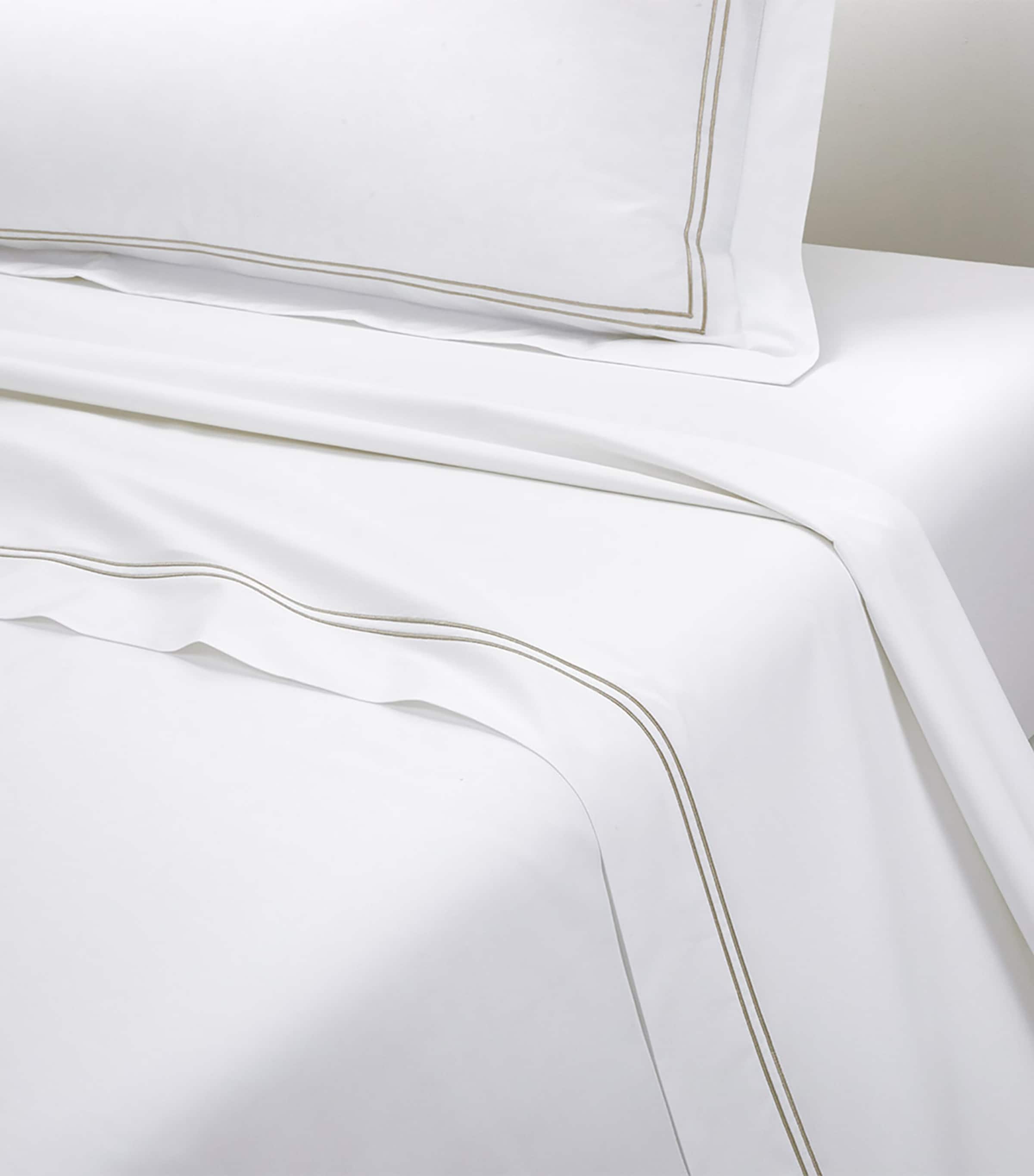 Organic Cotton Duo Pierre Double Flat Sheet (240cm x 295cm) PIERRE Image 2