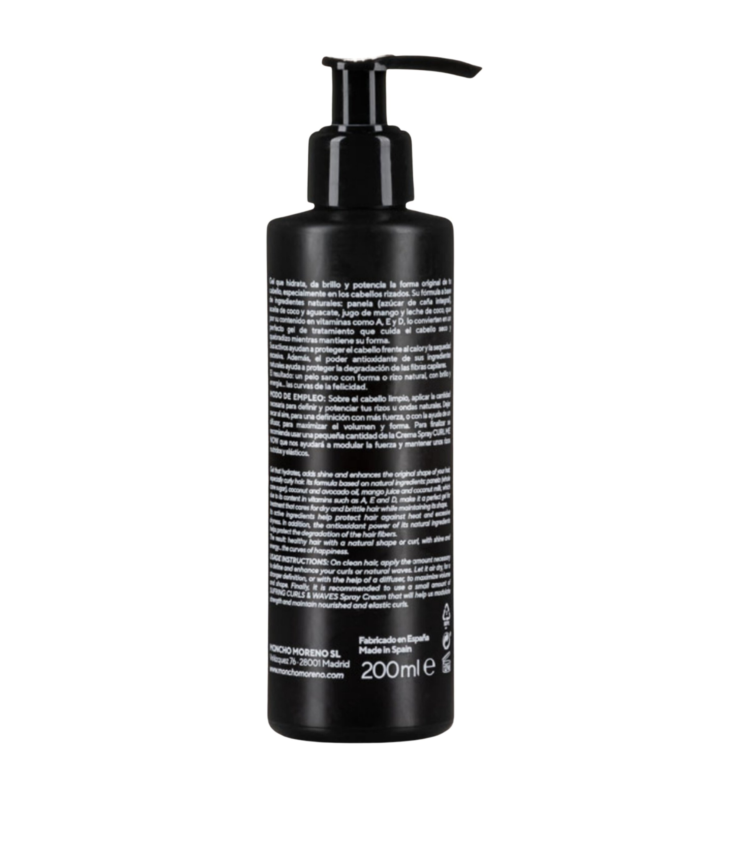MONCHO MORENO Gel Surfing Curls & Waves Styler (200ml) Image 3