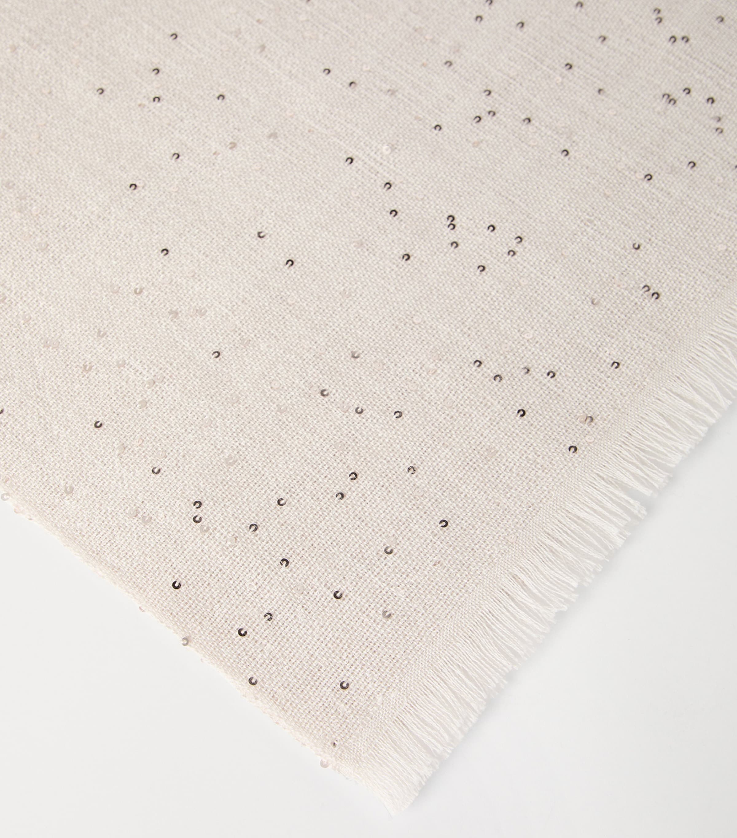 Cashmere-Silk Embellished Scarf C9276 Image 4