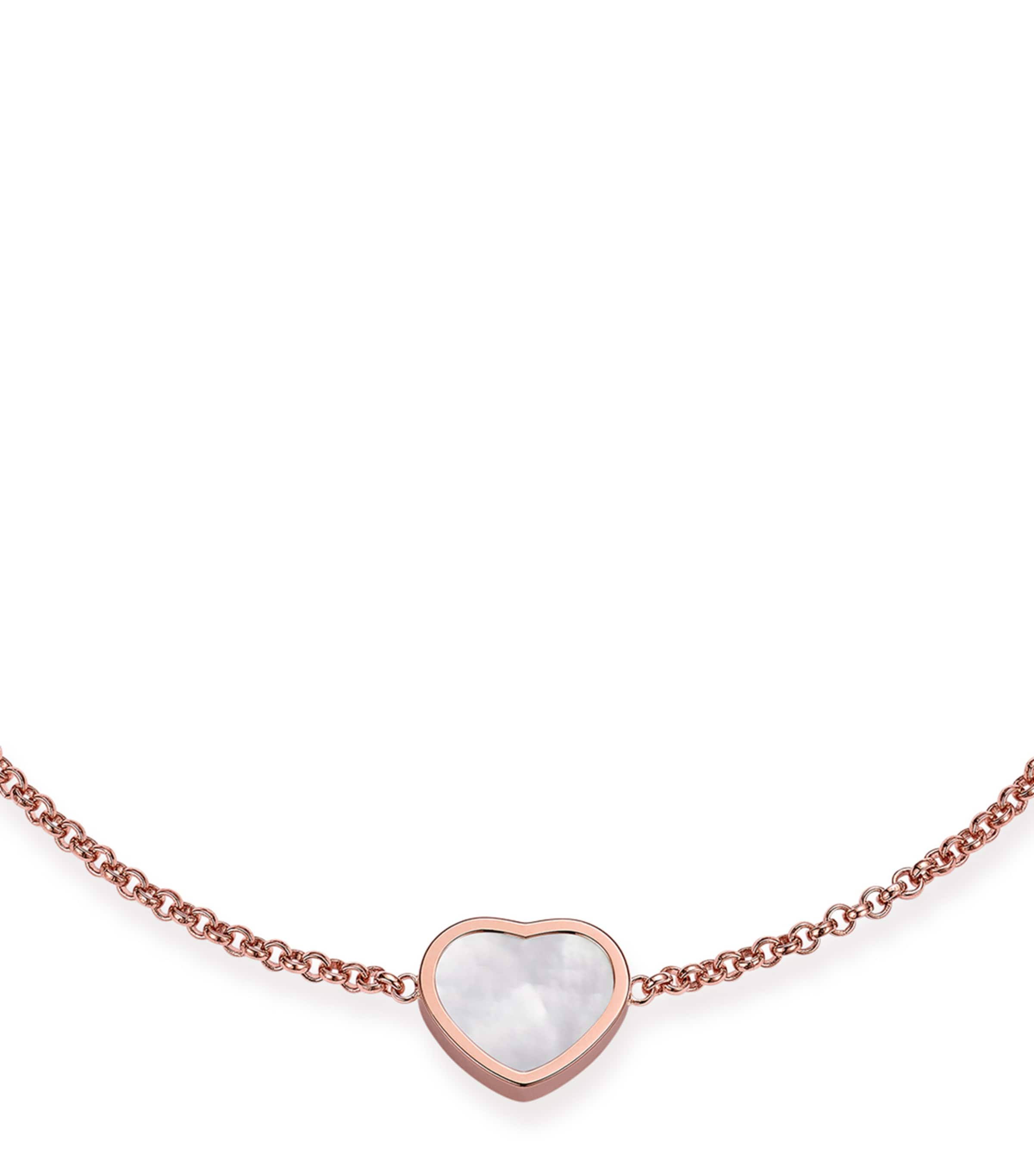 Rose Gold and Mother-of-Pearl My Happy Hearts Bracelet 18K ROSE GOLD Image 2