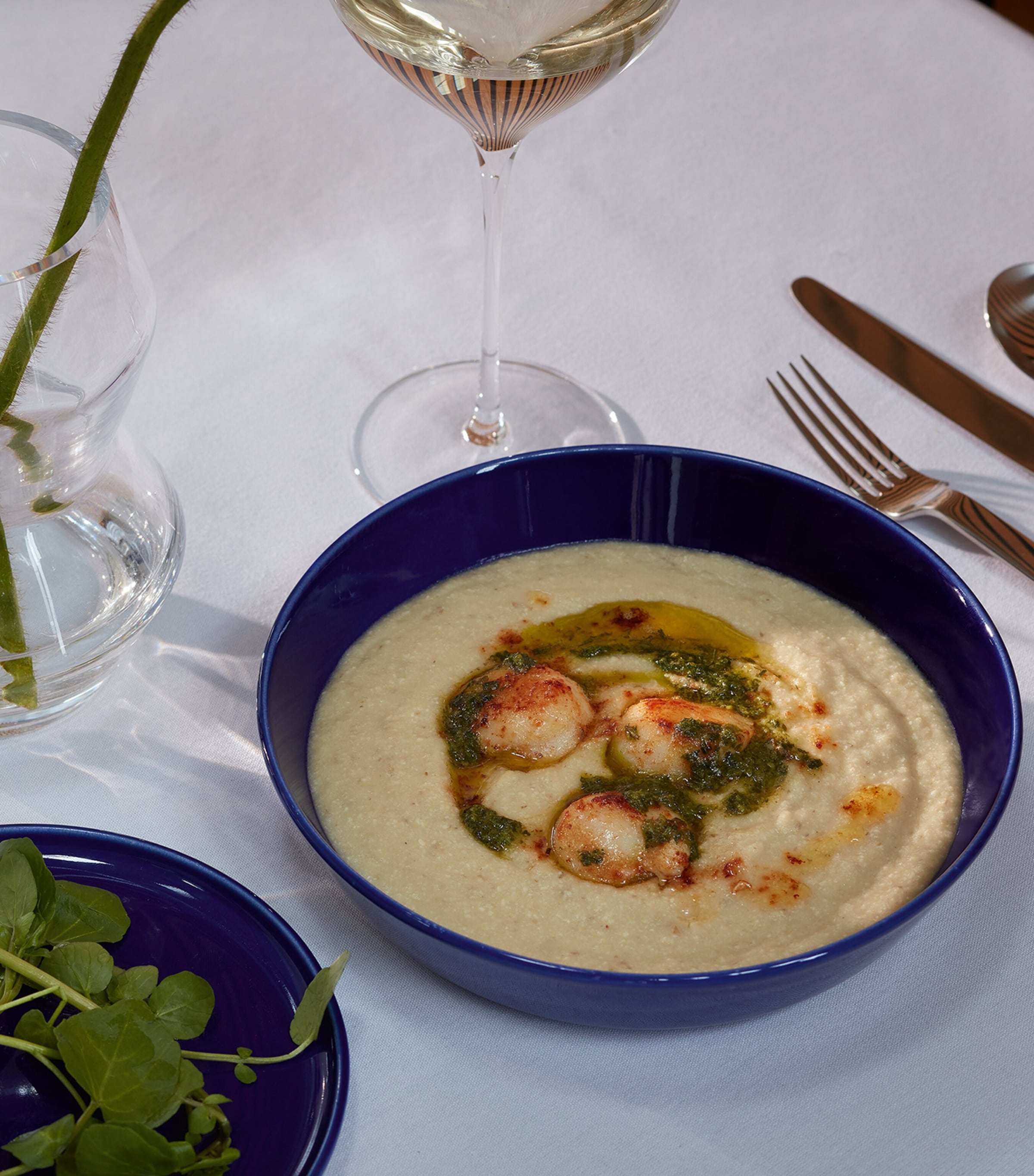 Set of 2 Porcelain Collective Starter/Pasta Bowls (20cm) COBALT Image 6